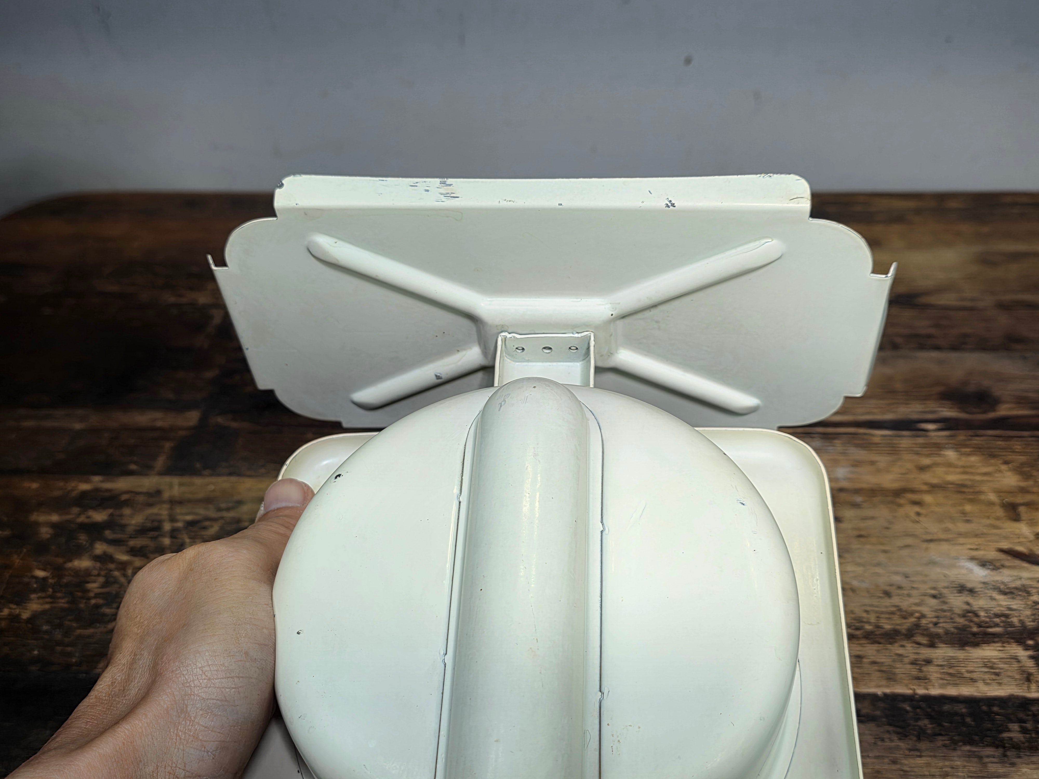 Vintage KRUPS Kitchen Scale 10kg White Matte Metal Made in Ireland German Design