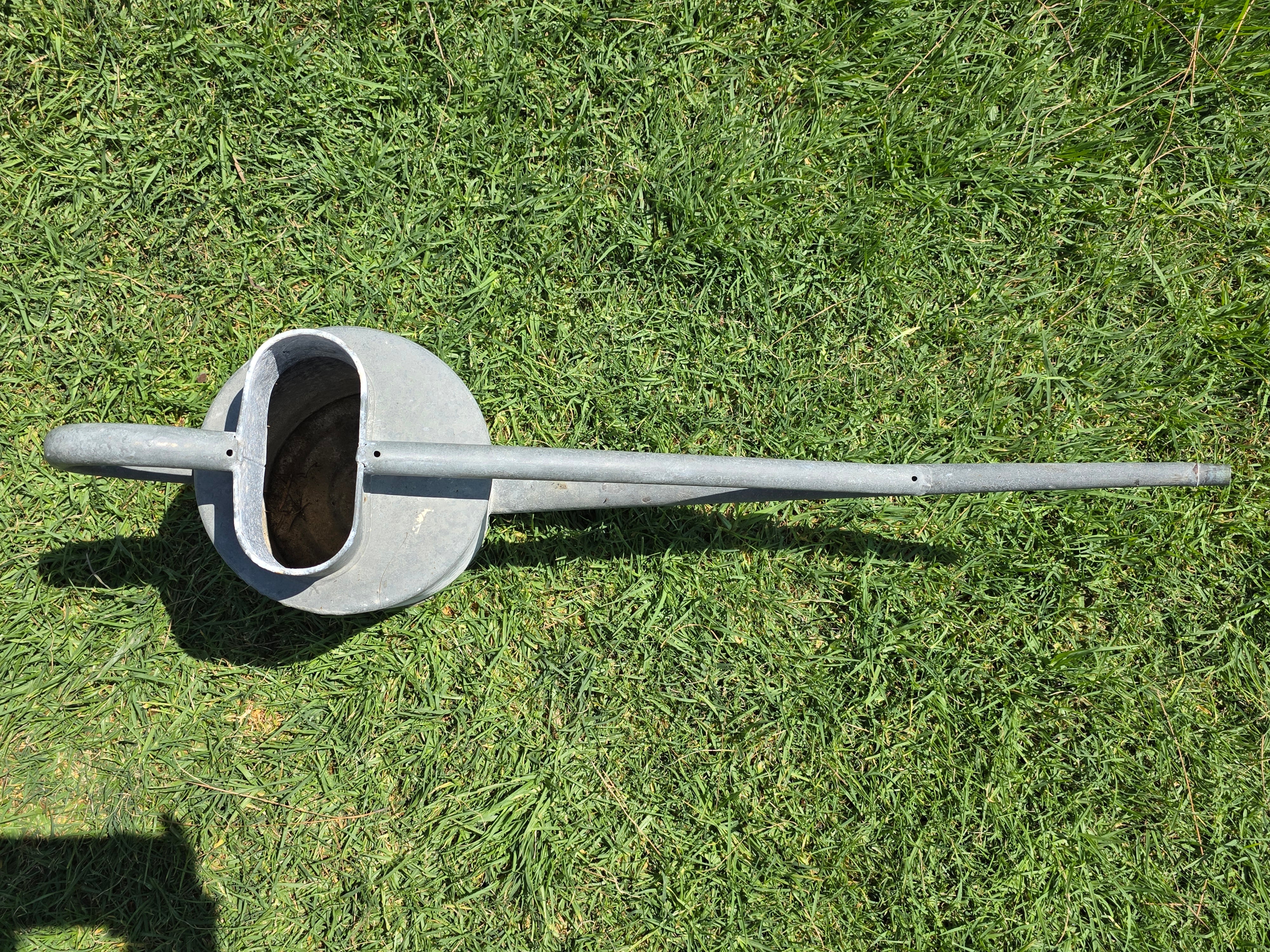 Vintage Haws Long Reach Watering Can Galvanized Steel 2 Gal England Garden