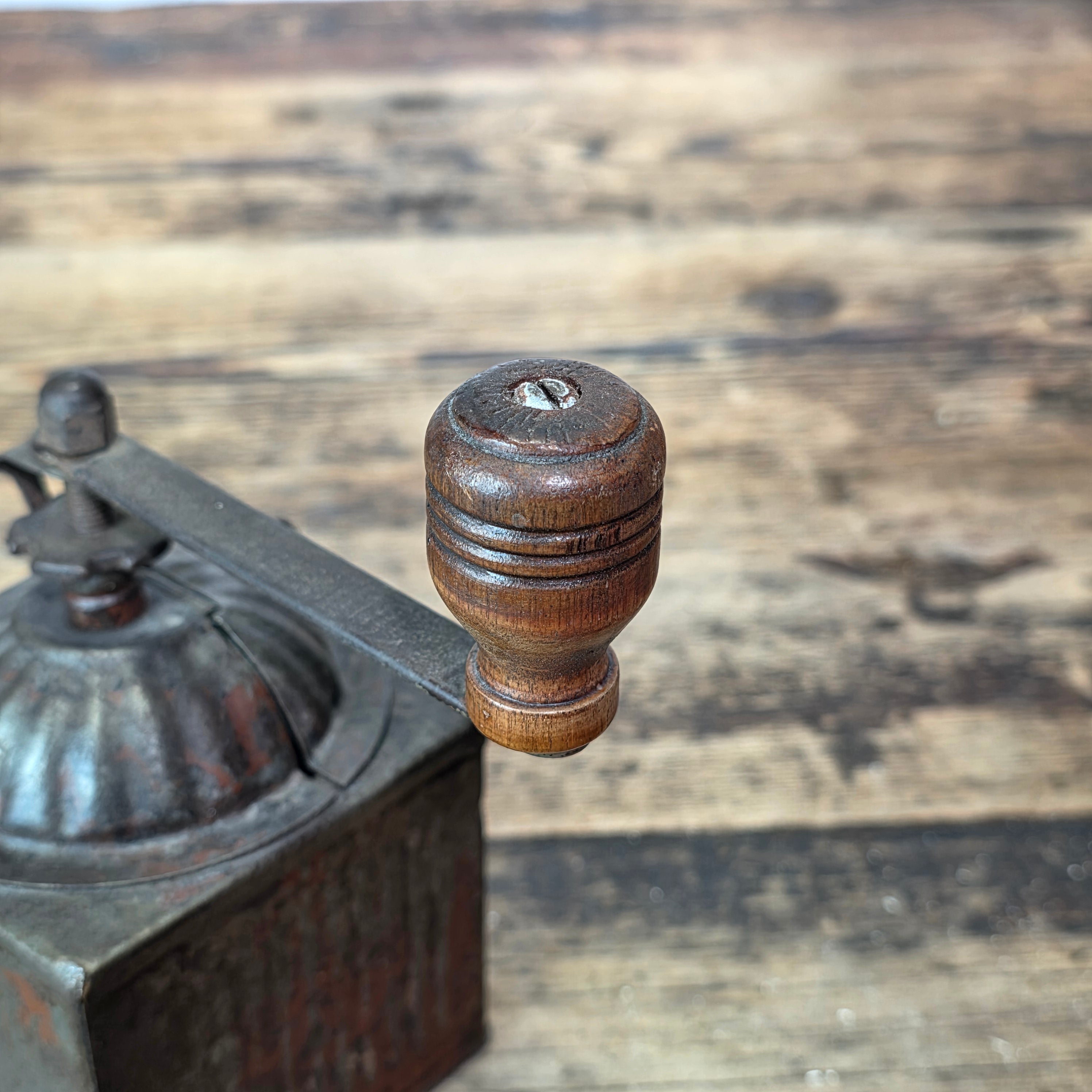 PB Italy Vintage Coffee Grinder Fratelli Bertoldo Metal Dome Top Mill 1950s Rare