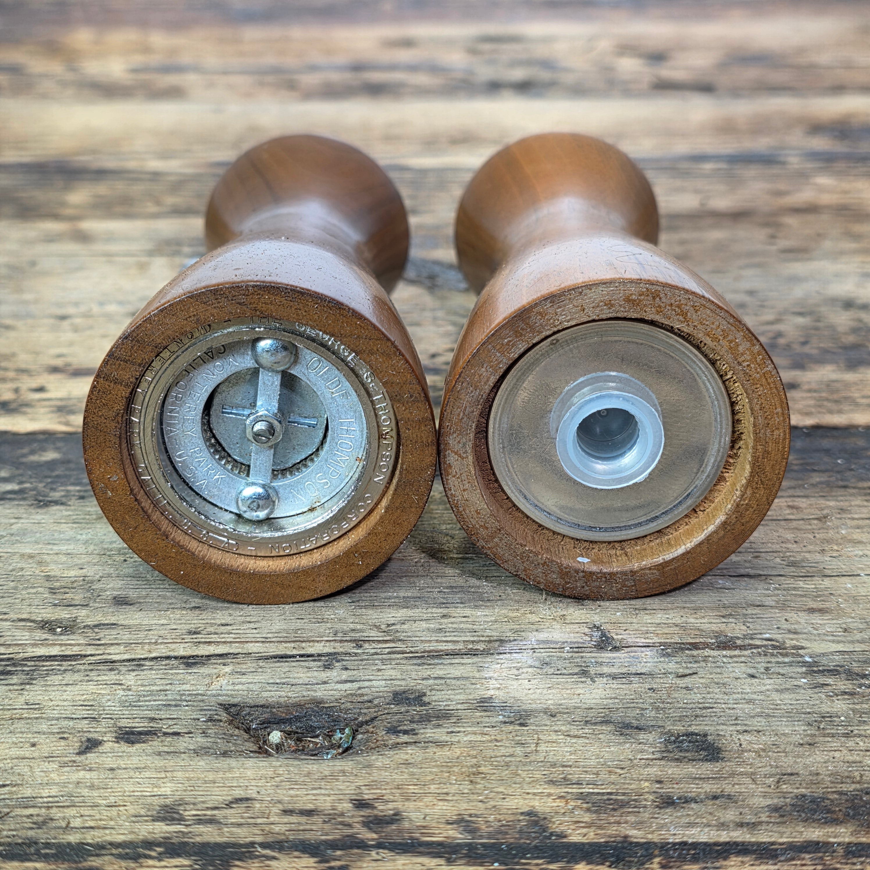 Olde Thompson Wood Salt Shaker Pepper Mill Grinder Set Monterey Park CA