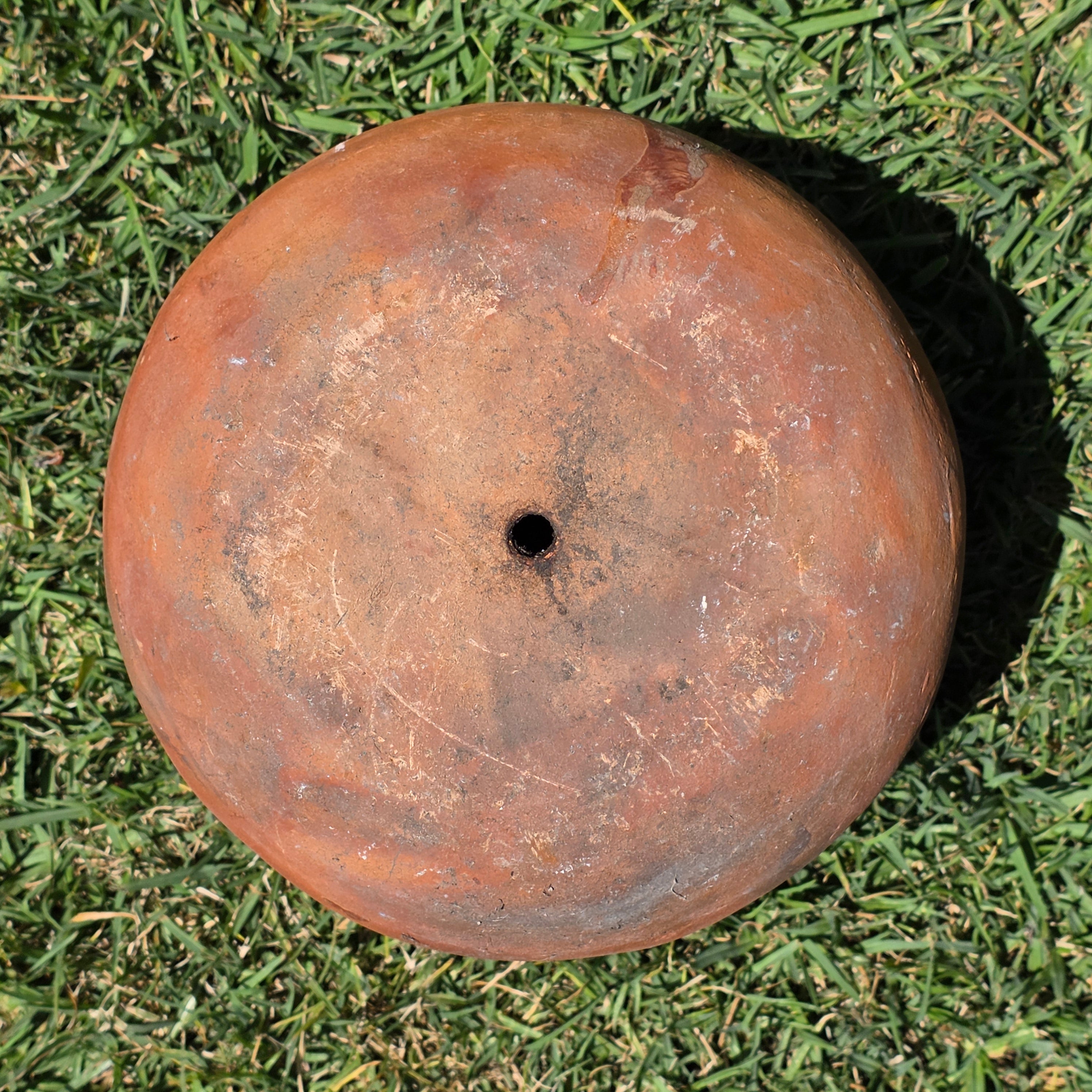 Vintage Terracotta Confit Pot Bean Pot Rustic Clay Planter Drip Glaze Ear Handle