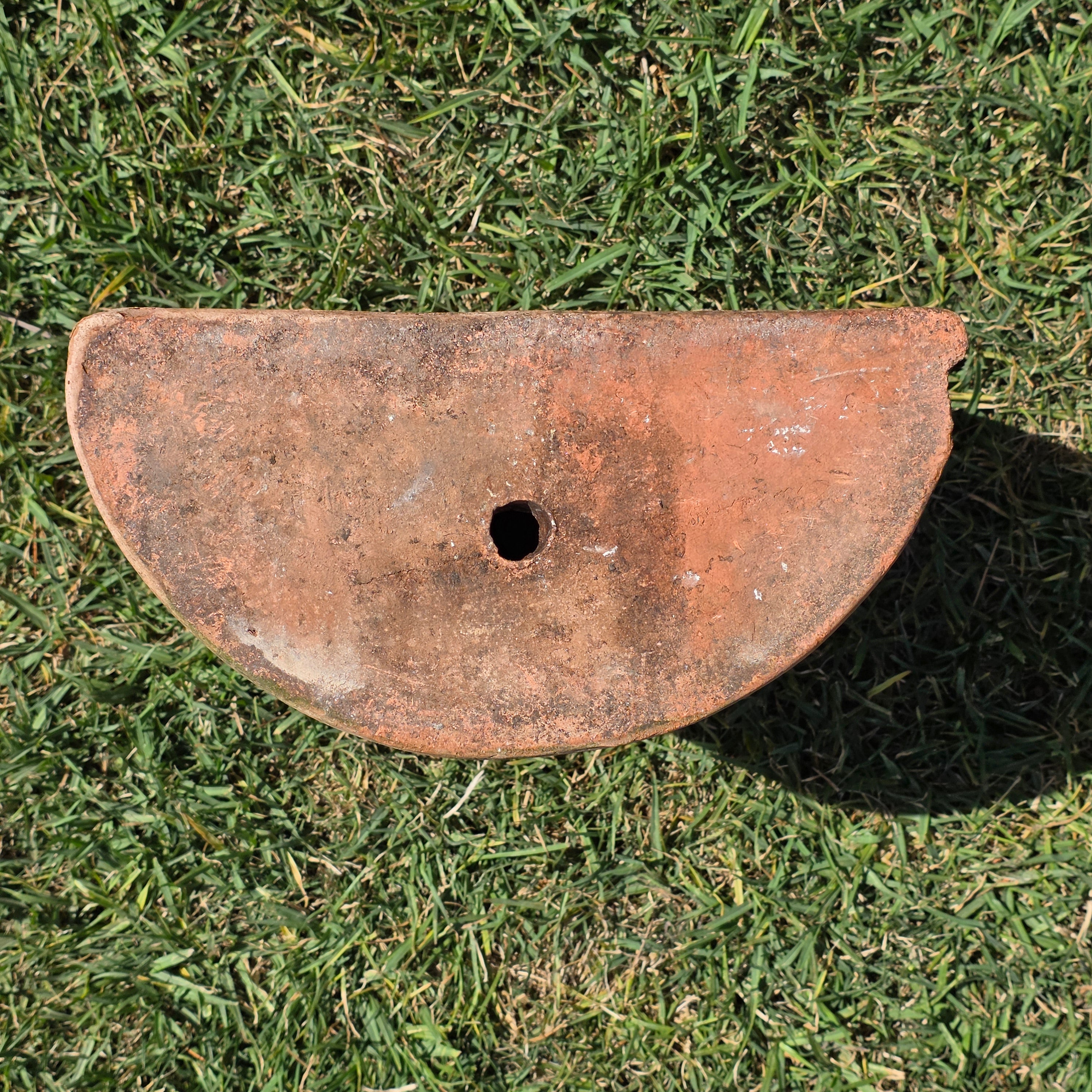 Vintage Terracotta Planter Square Box Pot Handmade Artisan Tooled 12" Heavy 17lb