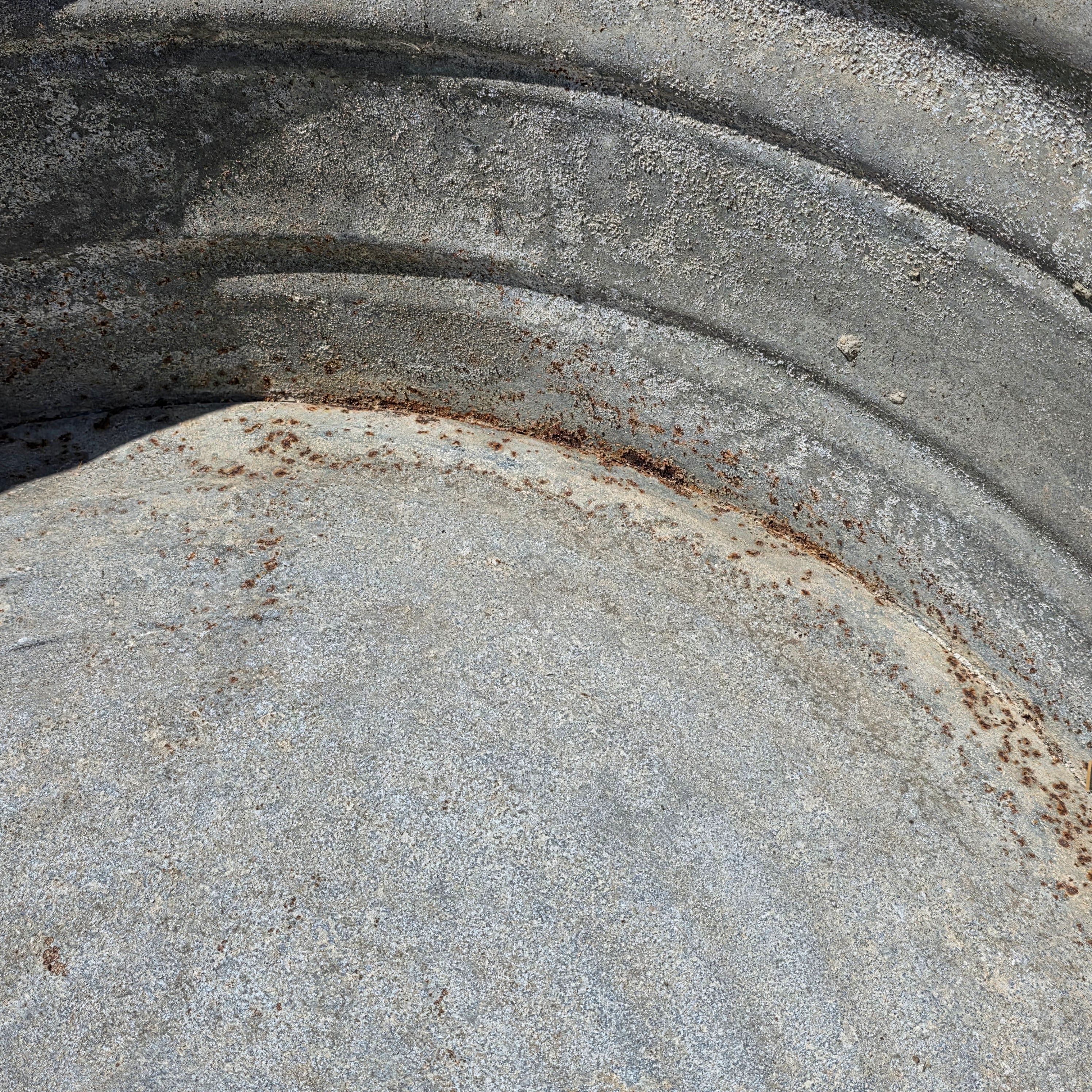 Vintage Large Galvanized Metal Wash Tub 24" Round Planter Rustic Garden Ice Buck