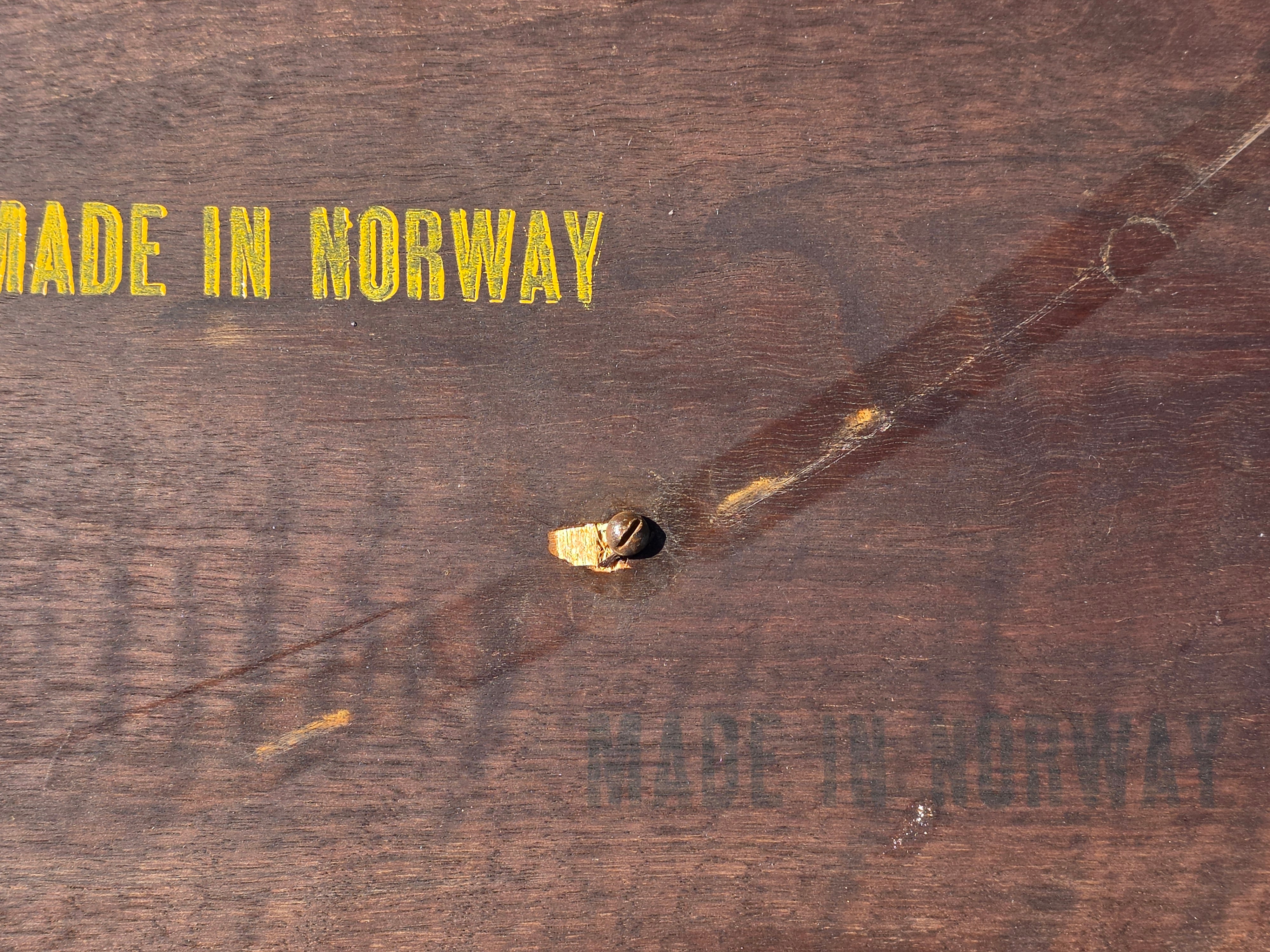 Bendt Winge Kleppe Mobelfabrik Norwegian Modern Drop Leaf Gateleg Dining Table