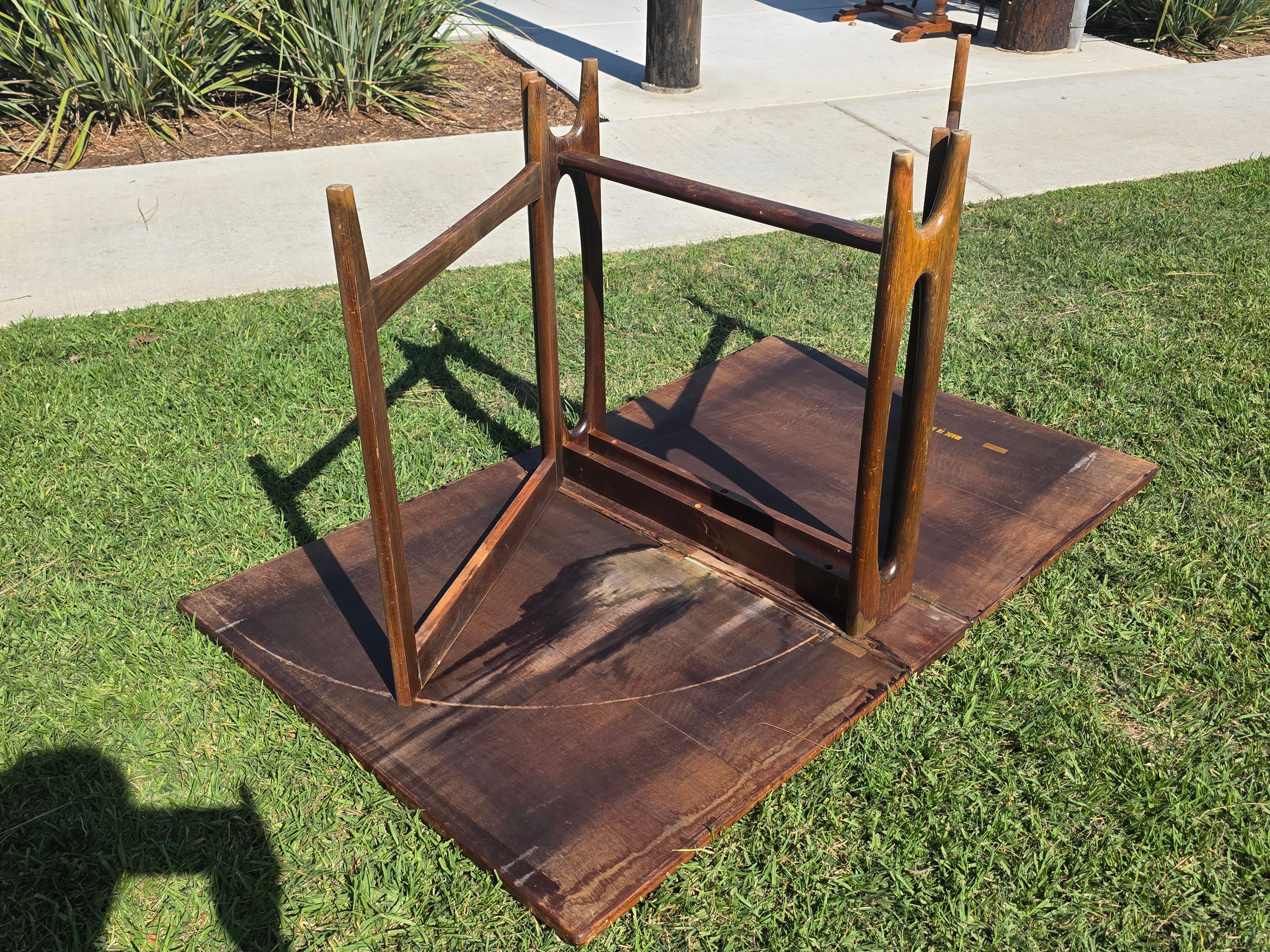 Bendt Winge Kleppe Mobelfabrik Norwegian Modern Drop Leaf Gateleg Dining Table