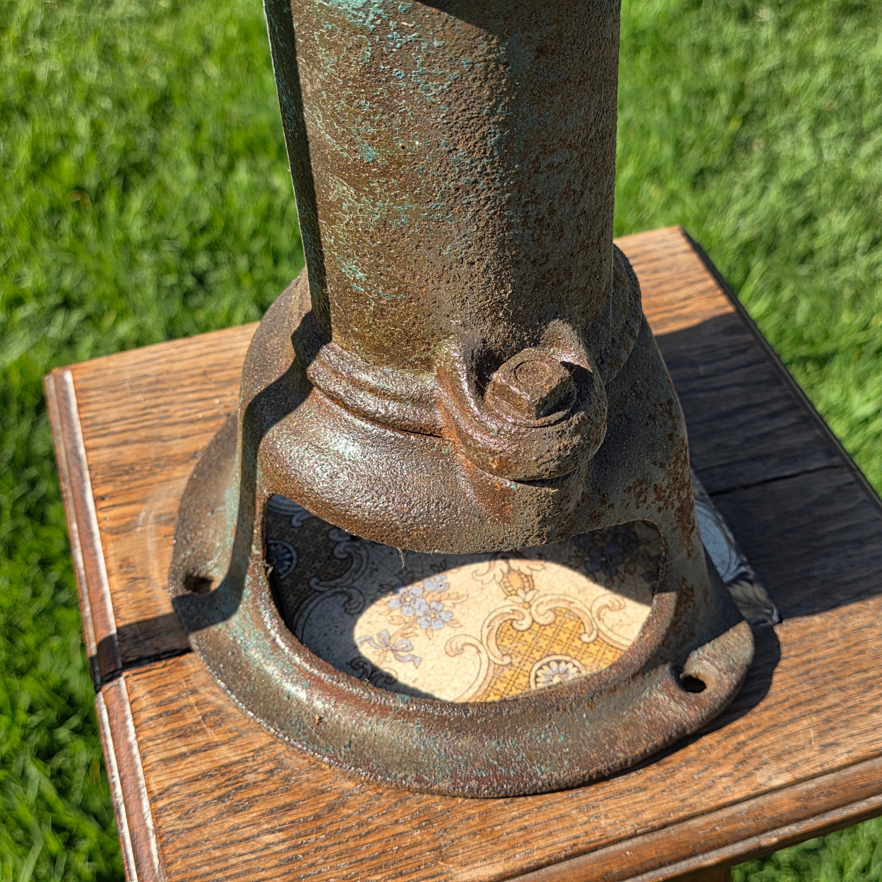 Antique 1890s The Deming Co Salem Ohio No 2 Cast Iron Water Pump Original Paint