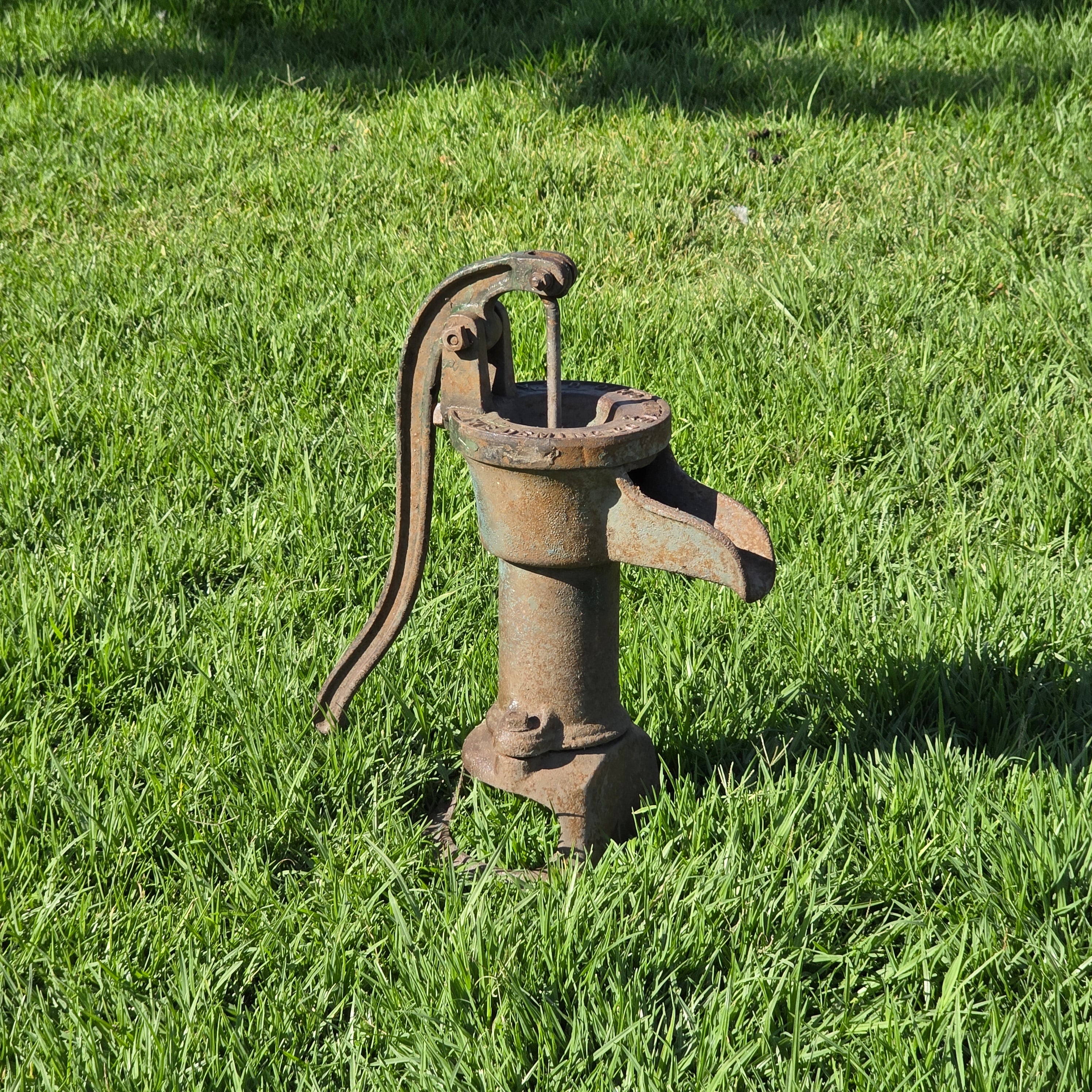 Antique 1890s The Deming Co Salem Ohio No 2 Cast Iron Water Pump Original Paint