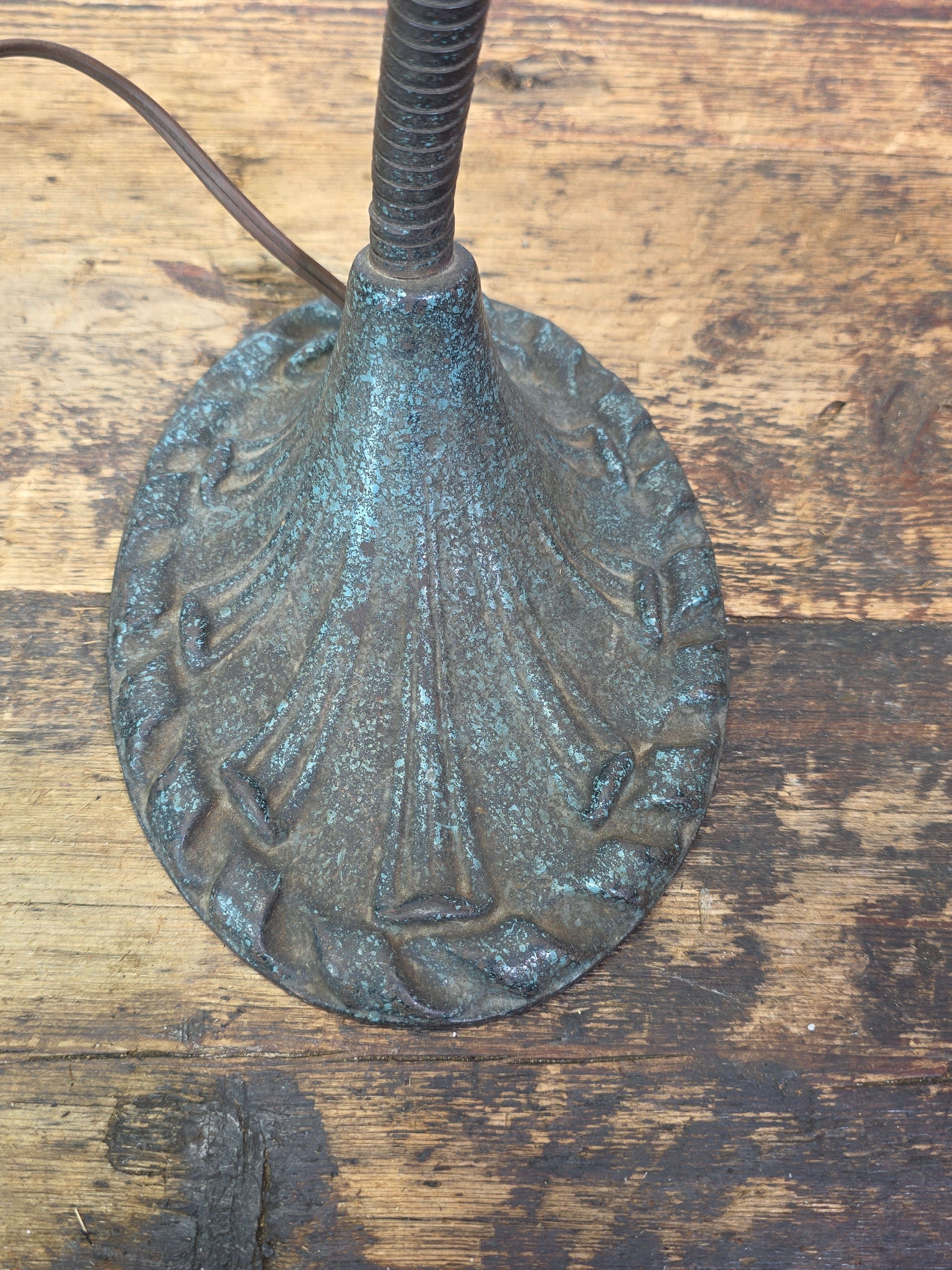 Vintage Aladdin Gooseneck Desk Lamp Cast Iron Art Deco Wall Mount 0523