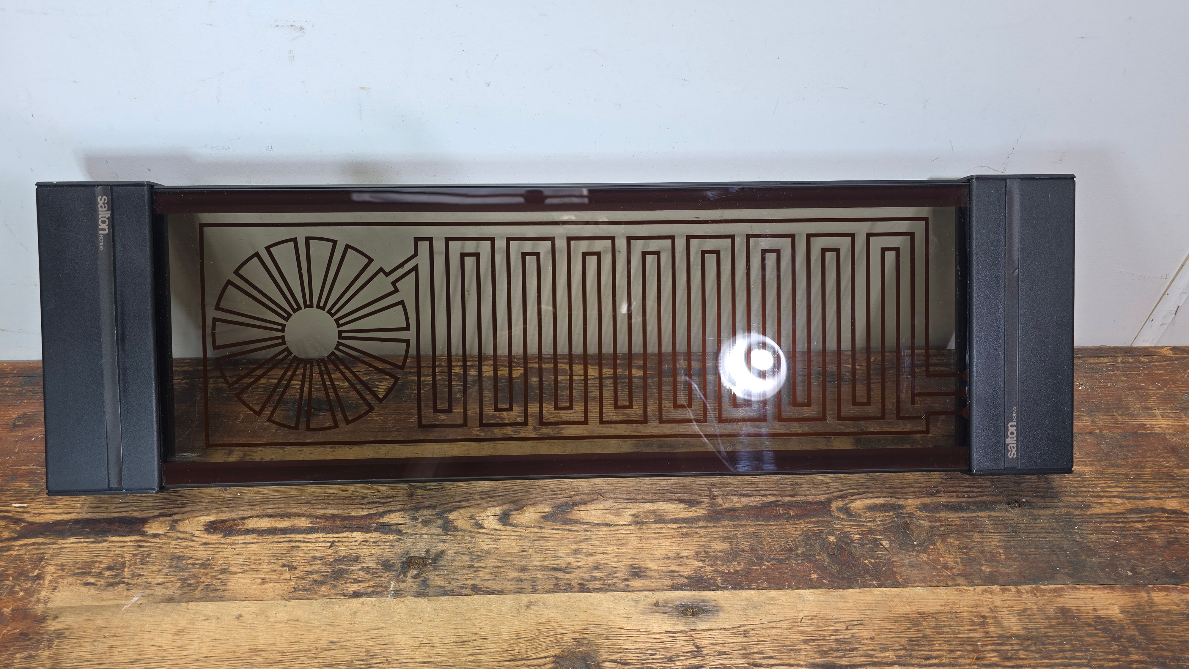 Vintage Salton Hotray Electric Food Warmer Model ET3 Glass Serving Tray Canada