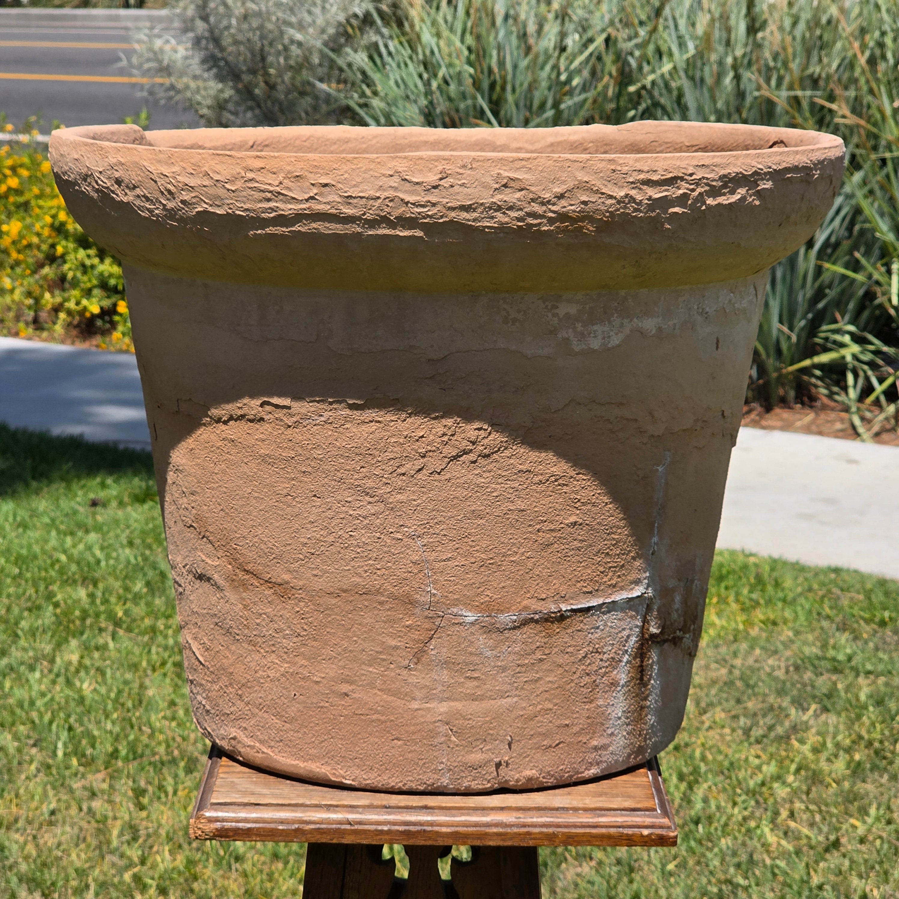 Vintage US Pottery Paramount Terracotta Planter Large Mid Century Pot USA 19"