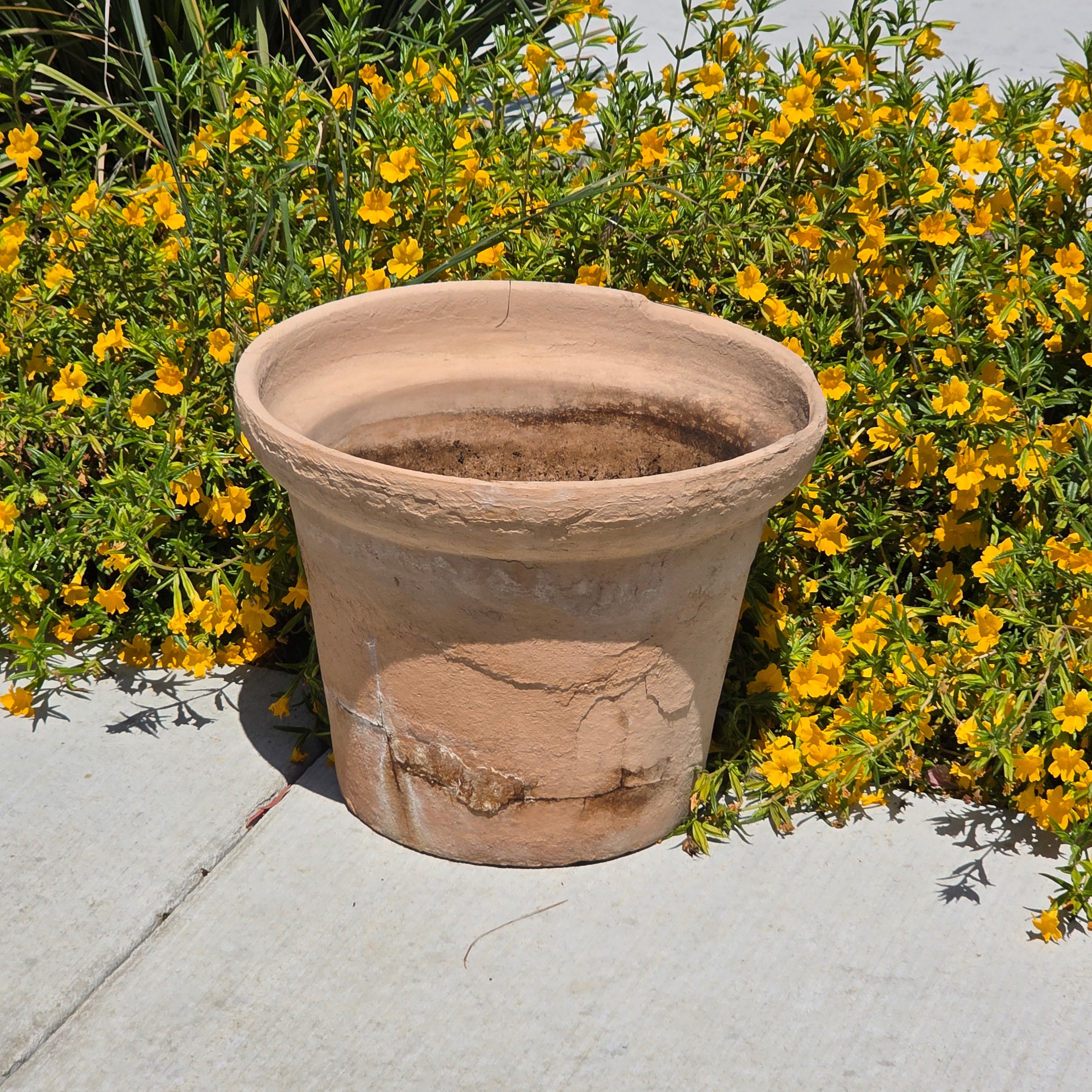 Vintage US Pottery Paramount Terracotta Planter Large Mid Century Pot USA 19"
