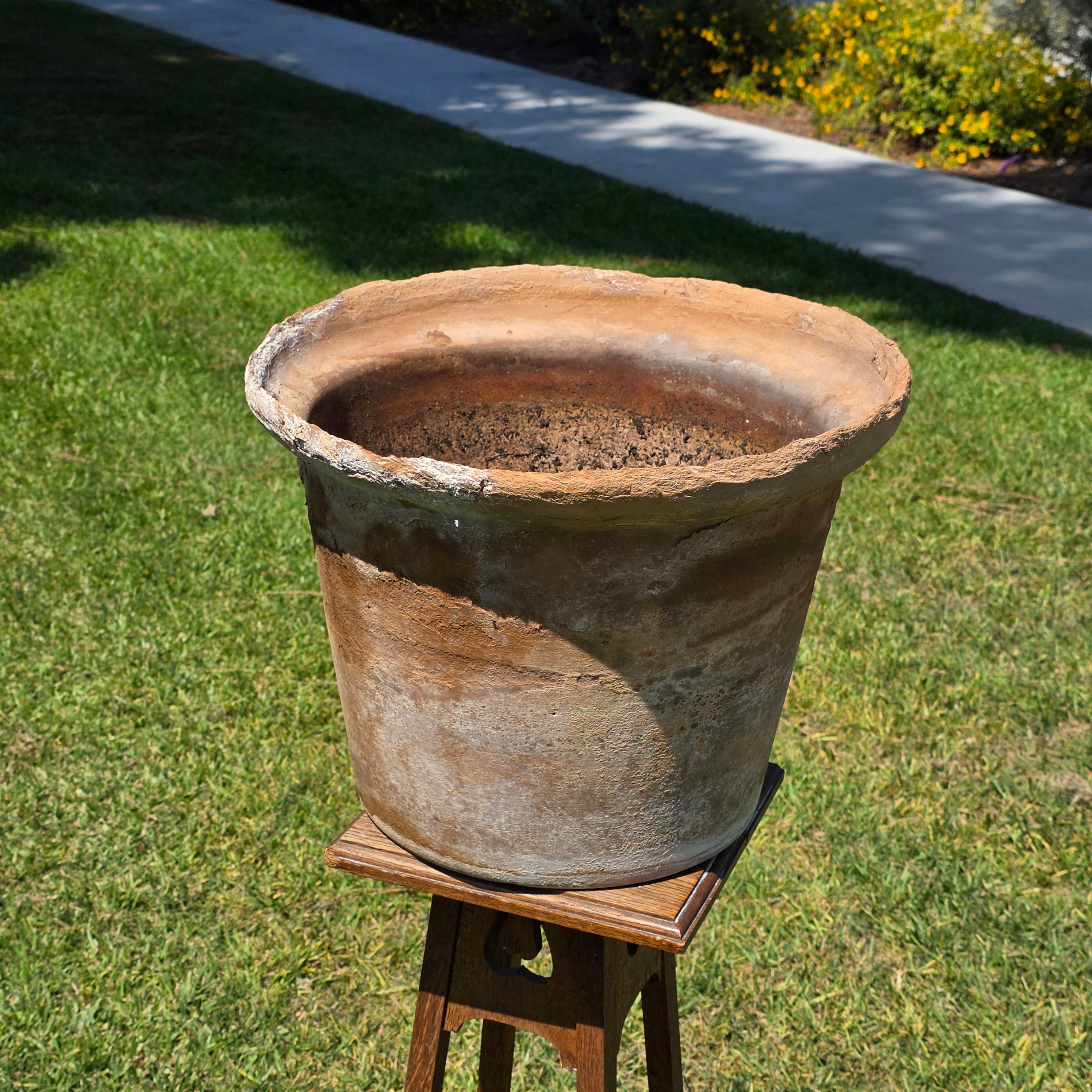 Vintage US Pottery Paramount Terracotta Planter Large Mid Century Pot USA 19"