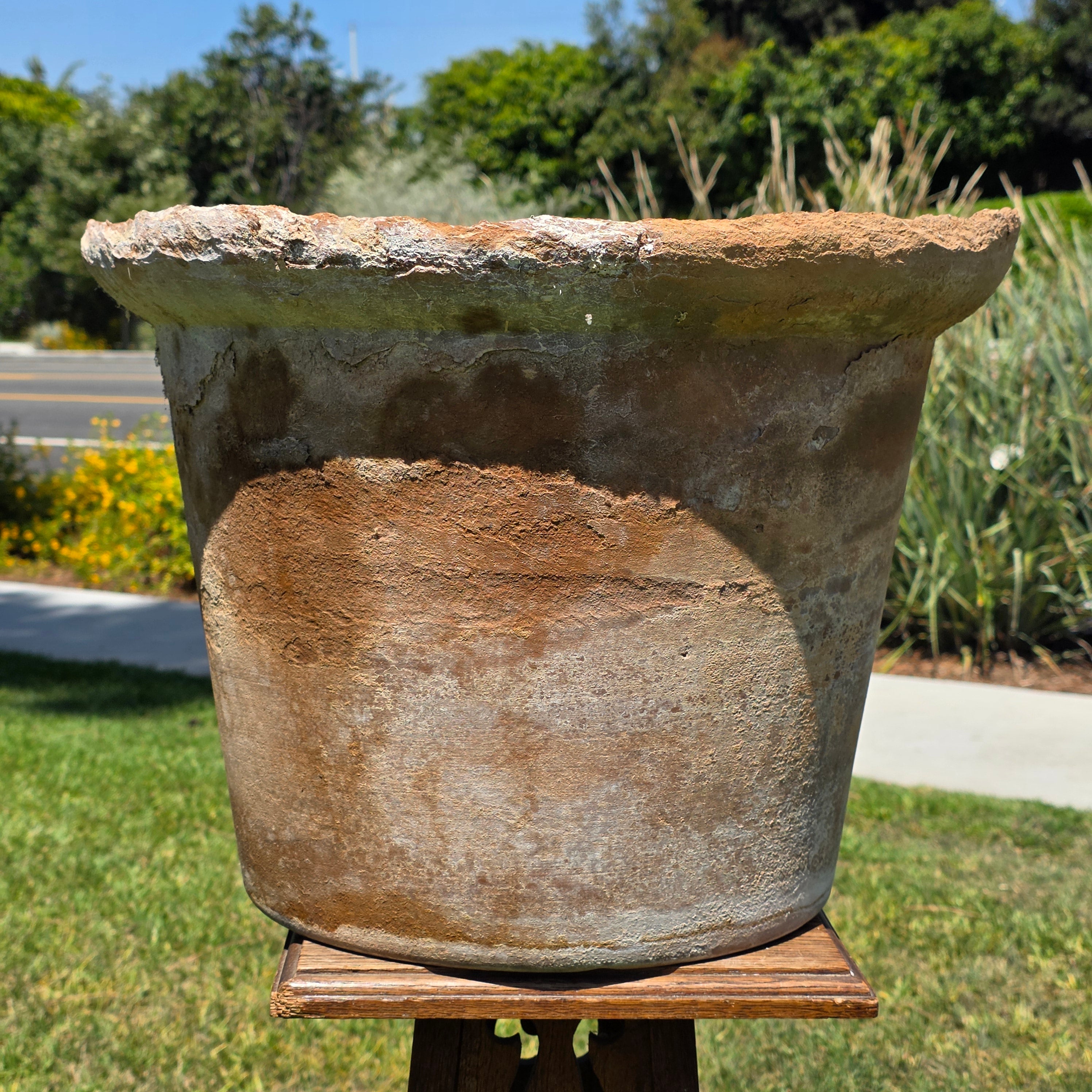 Vintage US Pottery Paramount Terracotta Planter Large Mid Century Pot USA 19"