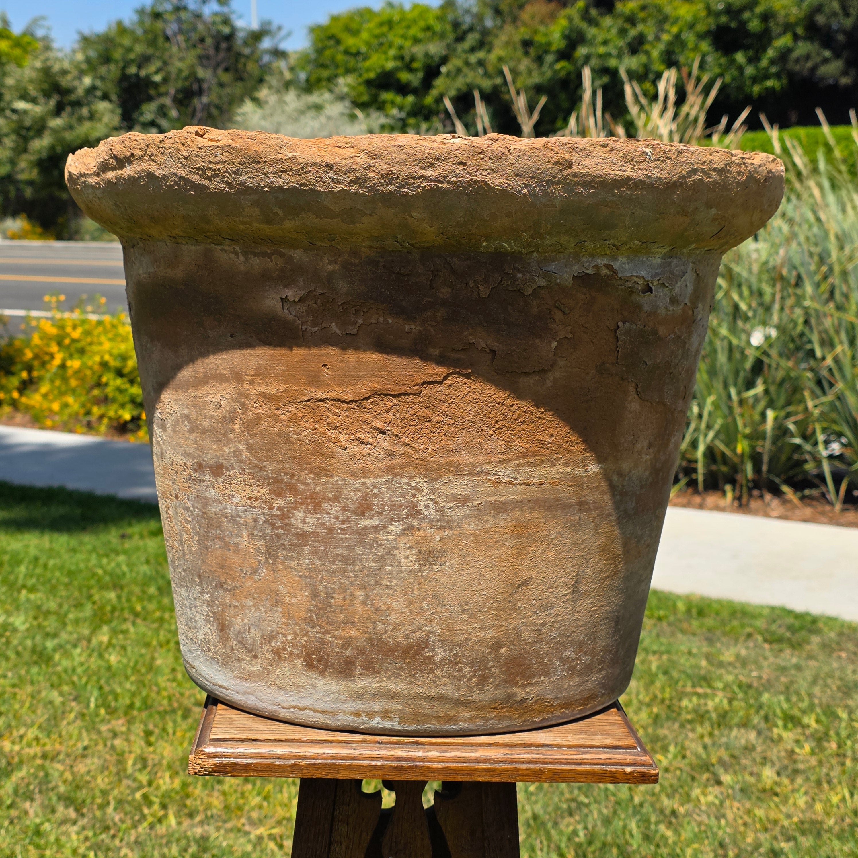 Vintage US Pottery Paramount Terracotta Planter Large Mid Century Pot USA 19"