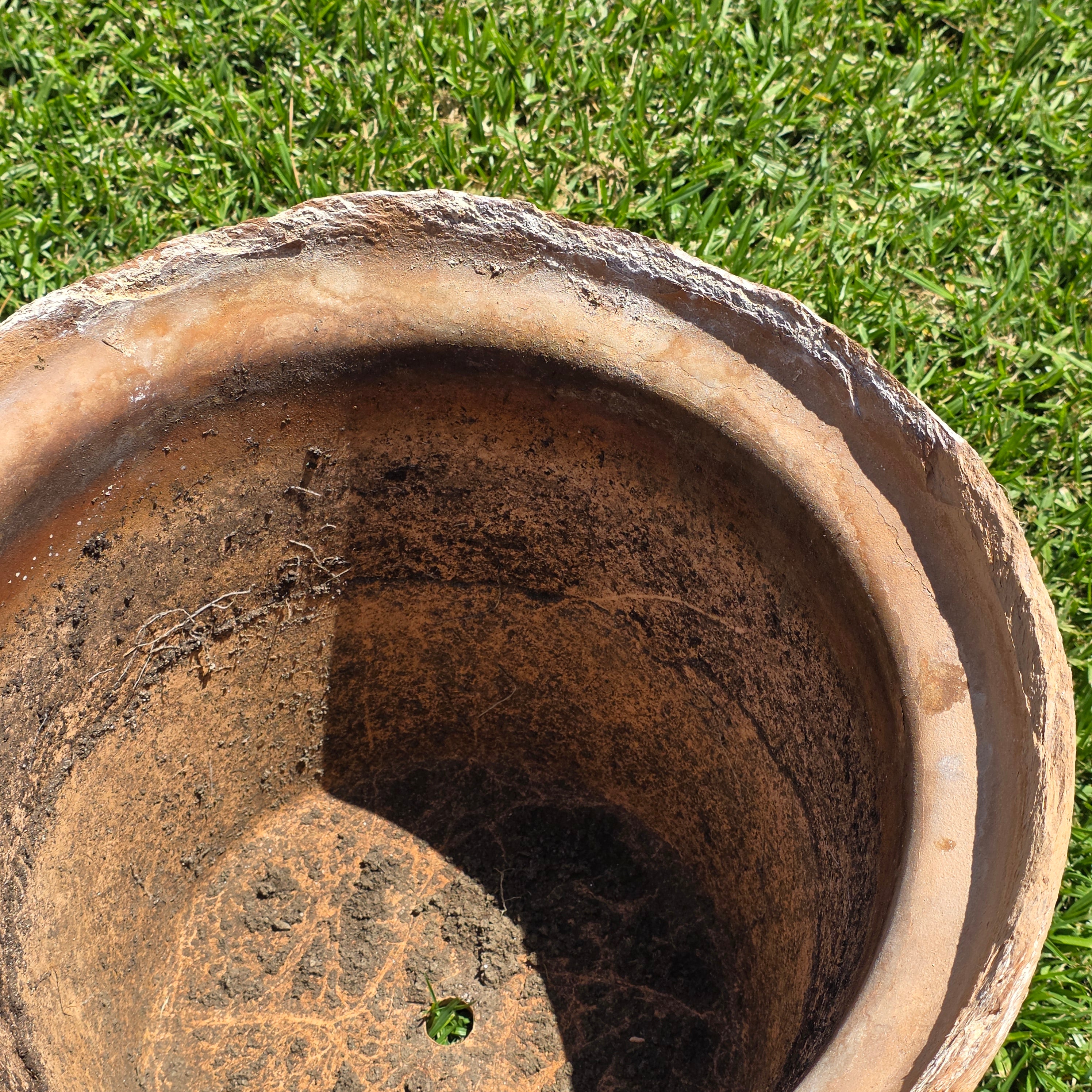 Vintage US Pottery Paramount Terracotta Planter Large Mid Century Pot USA 19"