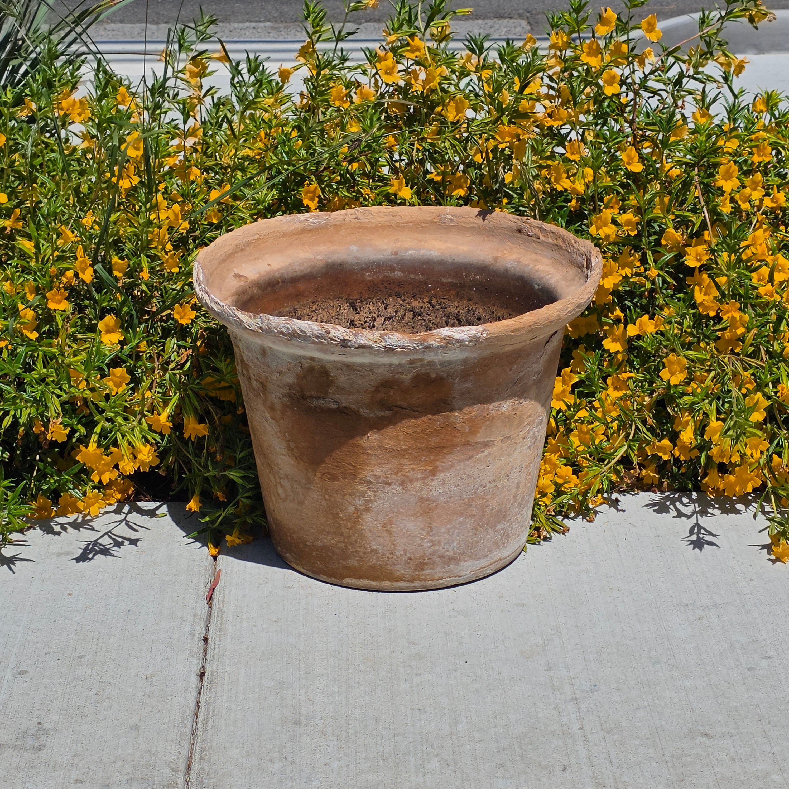 Vintage US Pottery Paramount Terracotta Planter Large Mid Century Pot USA 19"