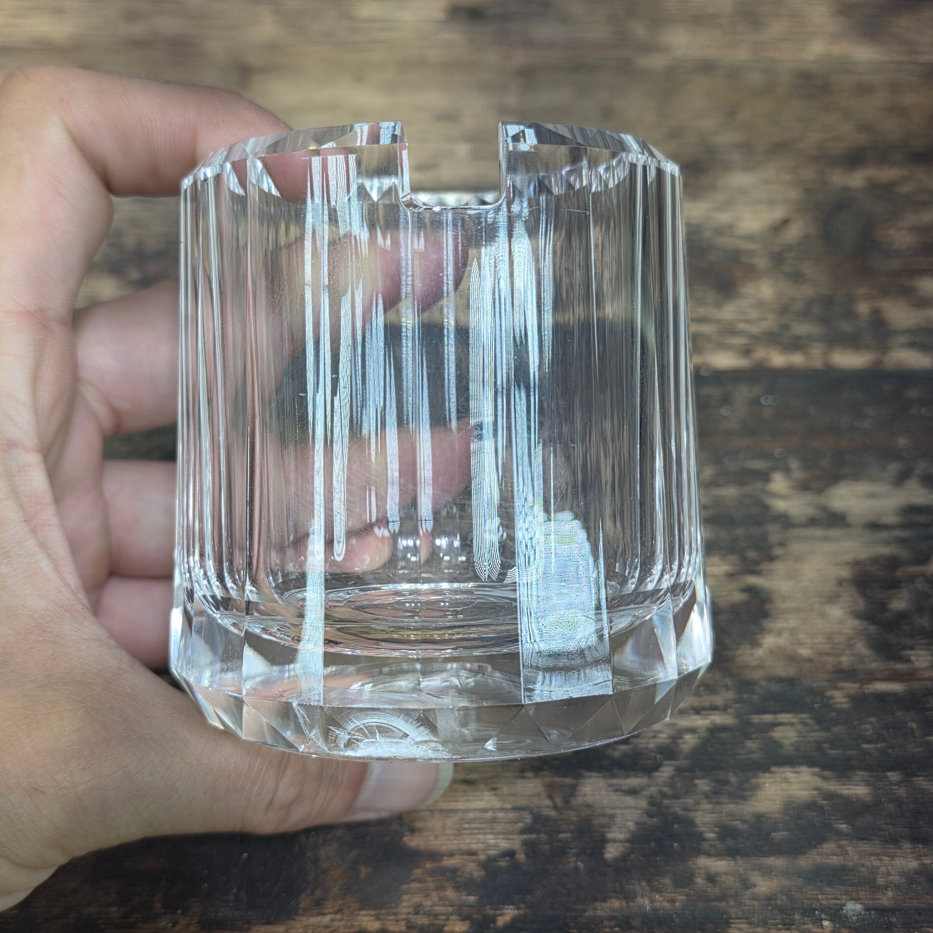 Vintage 1990 US Acrylic Creamer Sugar Bowl Set Lid Spoon Lucite Clear Plastic MC