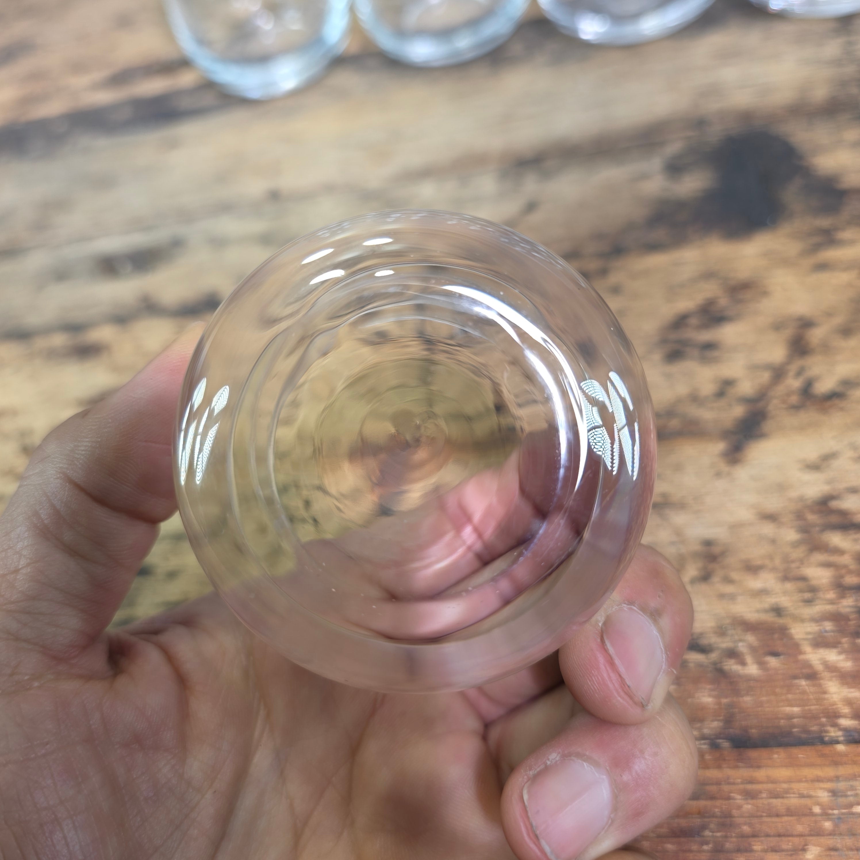Vintage Finnair iittala Clear Glass Tumbler Aviation Collectible 4oz 1pc