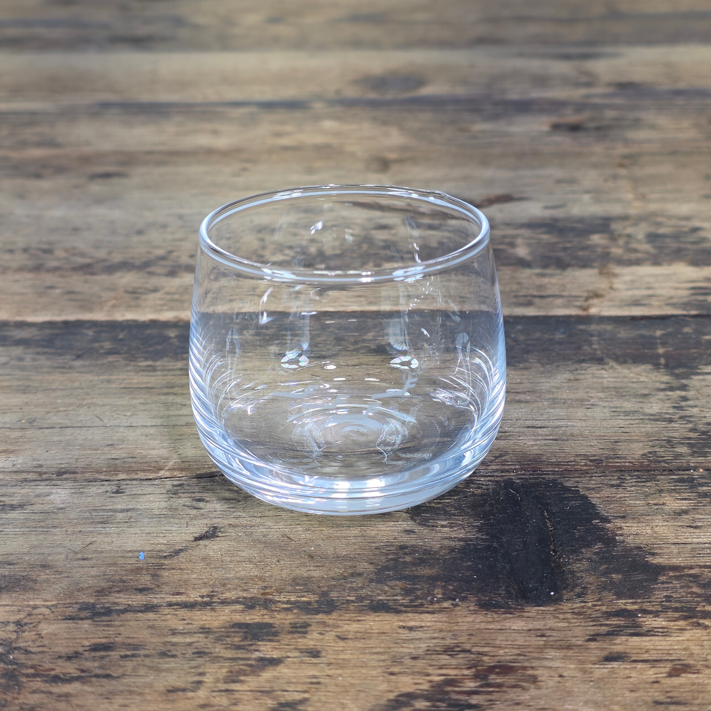 Vintage Finnair iittala Clear Glass Tumbler Aviation Collectible 4oz 1pc