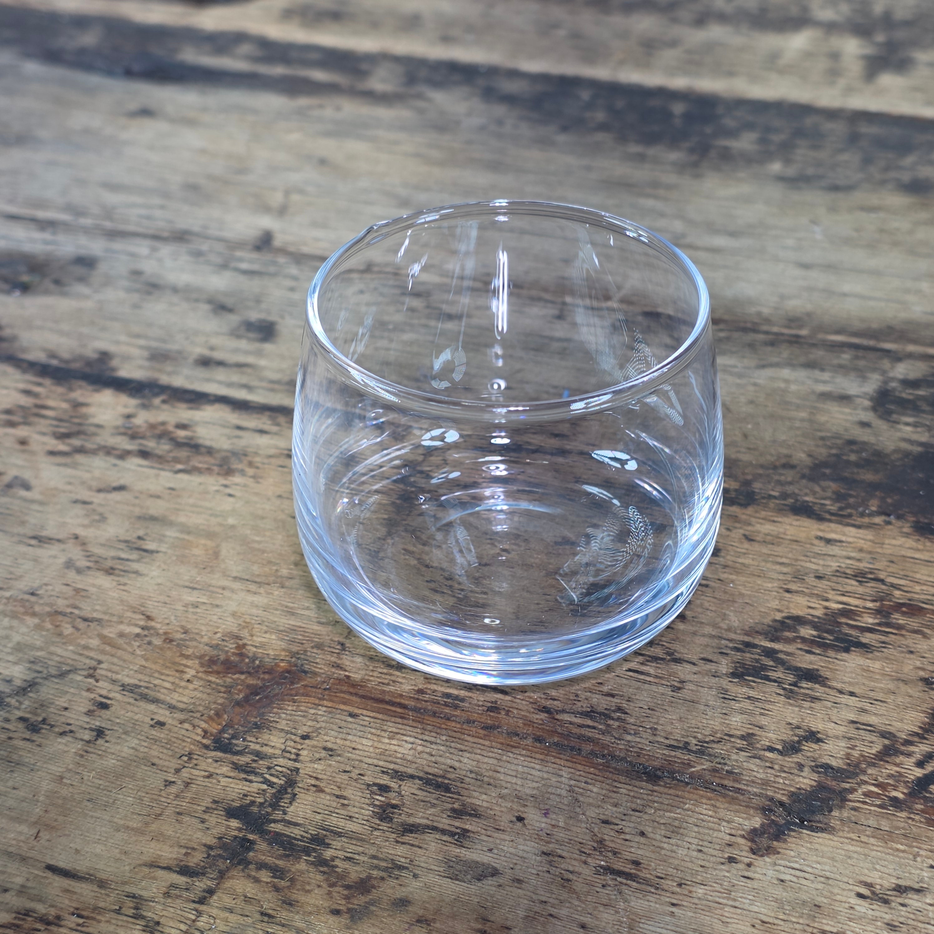 Vintage Finnair iittala Clear Glass Tumbler Aviation Collectible 4oz 1pc
