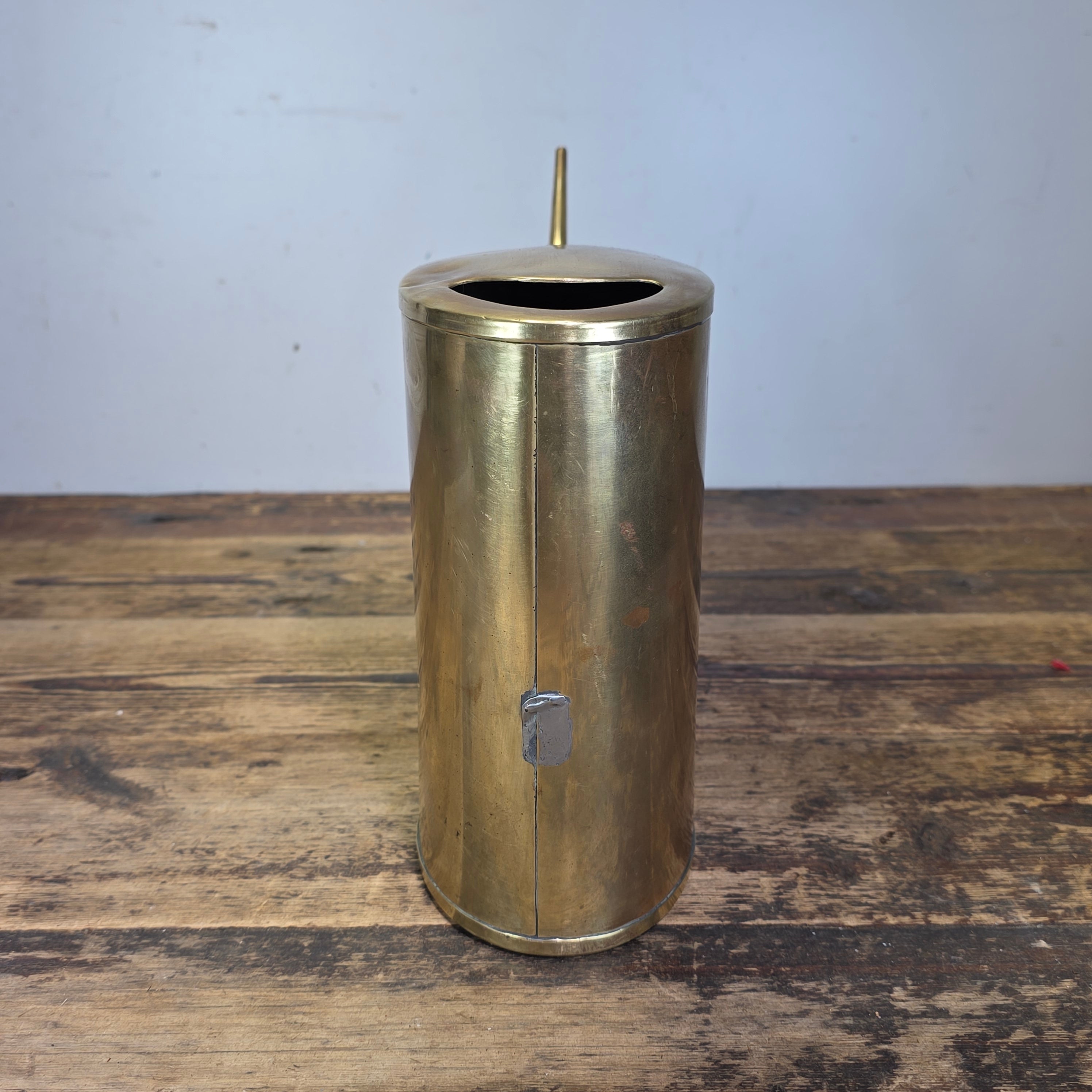 Vintage Brass Oiler Long Spout Indoor Watering Can Steampunk Planter No Handle