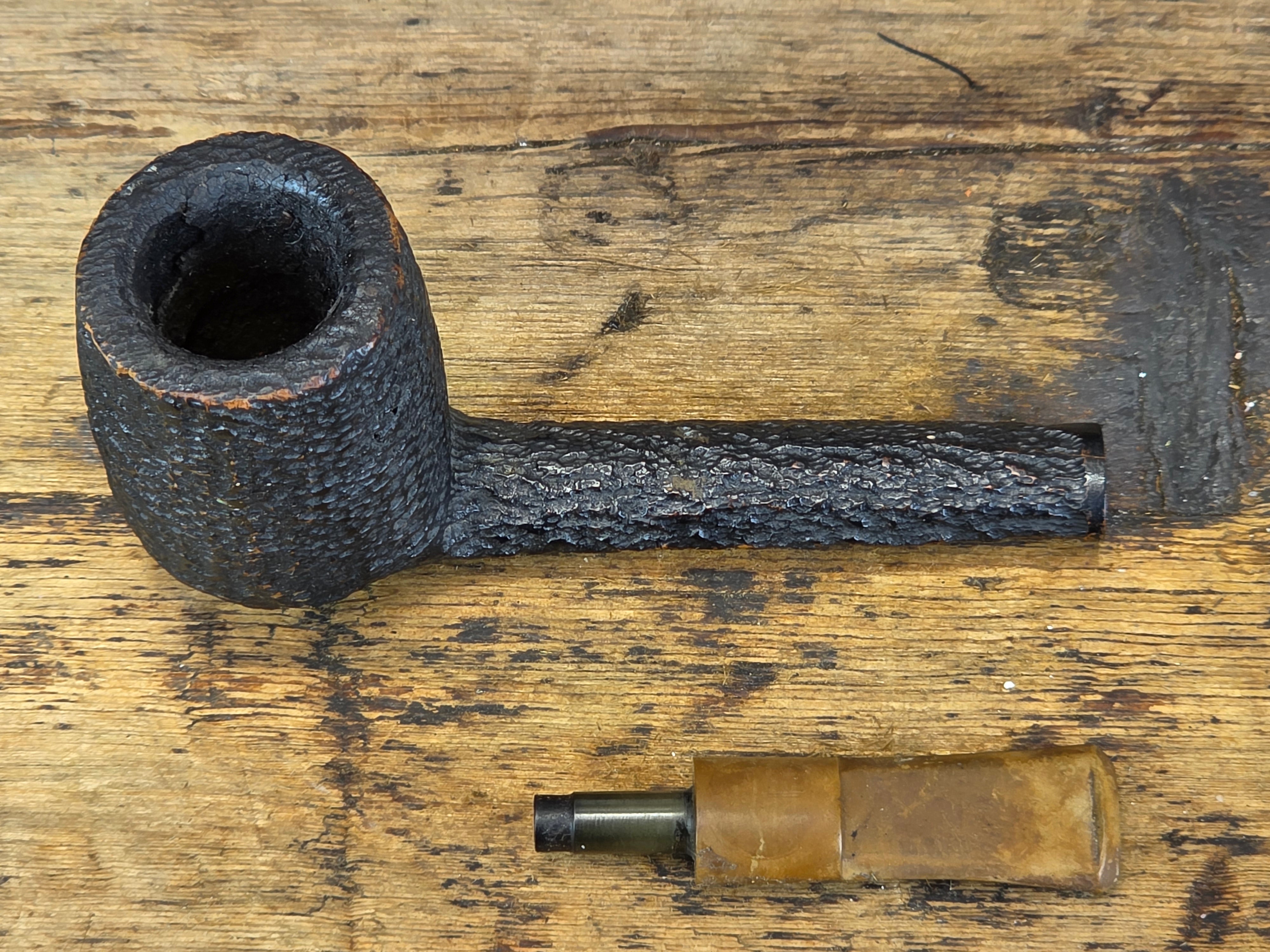 Vintage Antique Shell 8003 Italy Briar Tobacco Smoking Pipe Lovat Estate