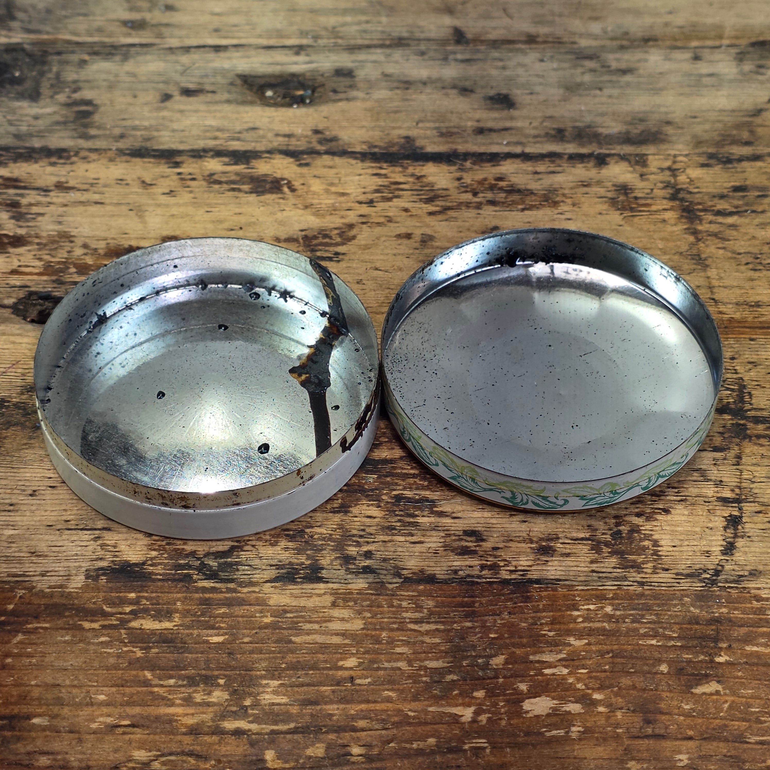 Vintage La Vosgienne French Raspberry Candy Tin Empty Metal France