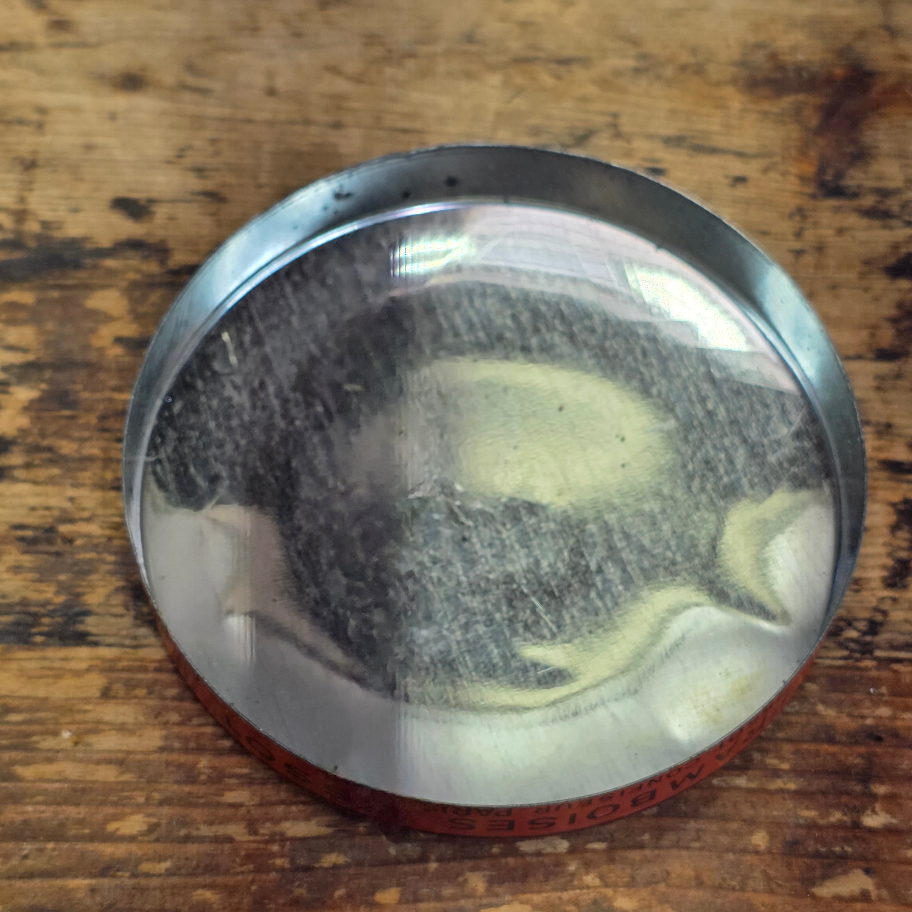 Vintage Tissot Raspberry Candy Tin Empty Metal France Cresca NY Drops Red