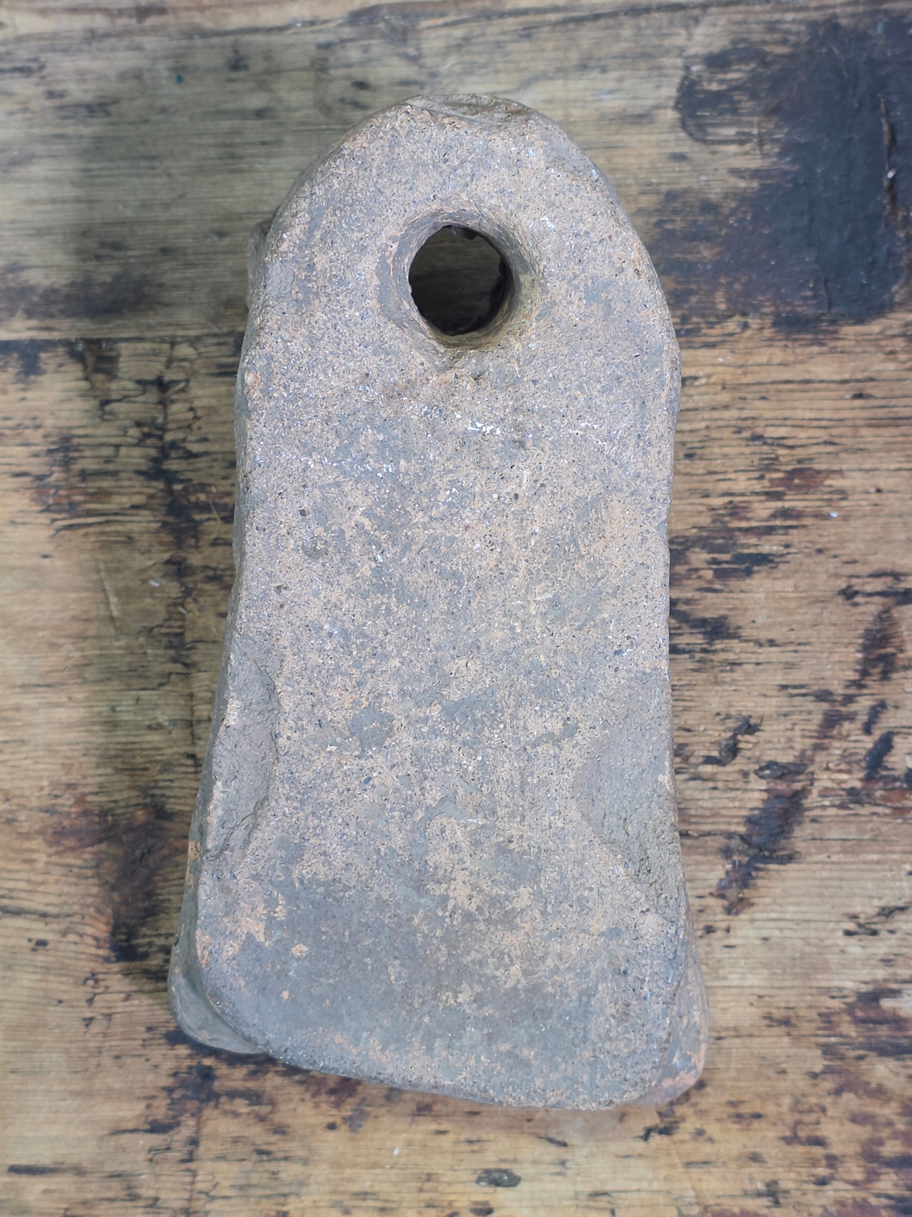Antique Roman Etruscan Terracotta Votive Foot Altar Candle Holder Sandal Artifact
