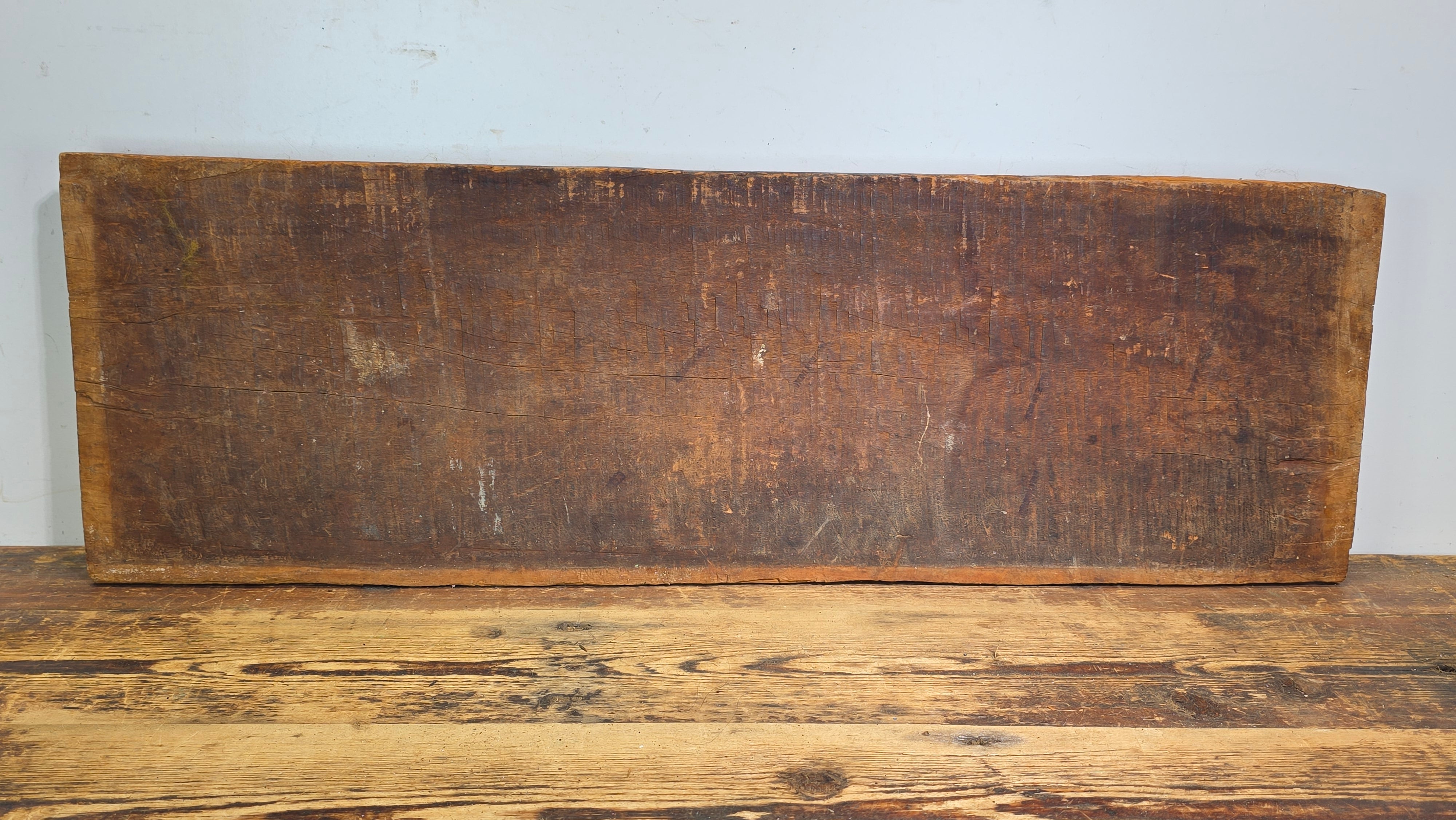 Antique India Wooden Panel Pair Lintel Carved Teak Temple Vishnu Wall Decor 2pc