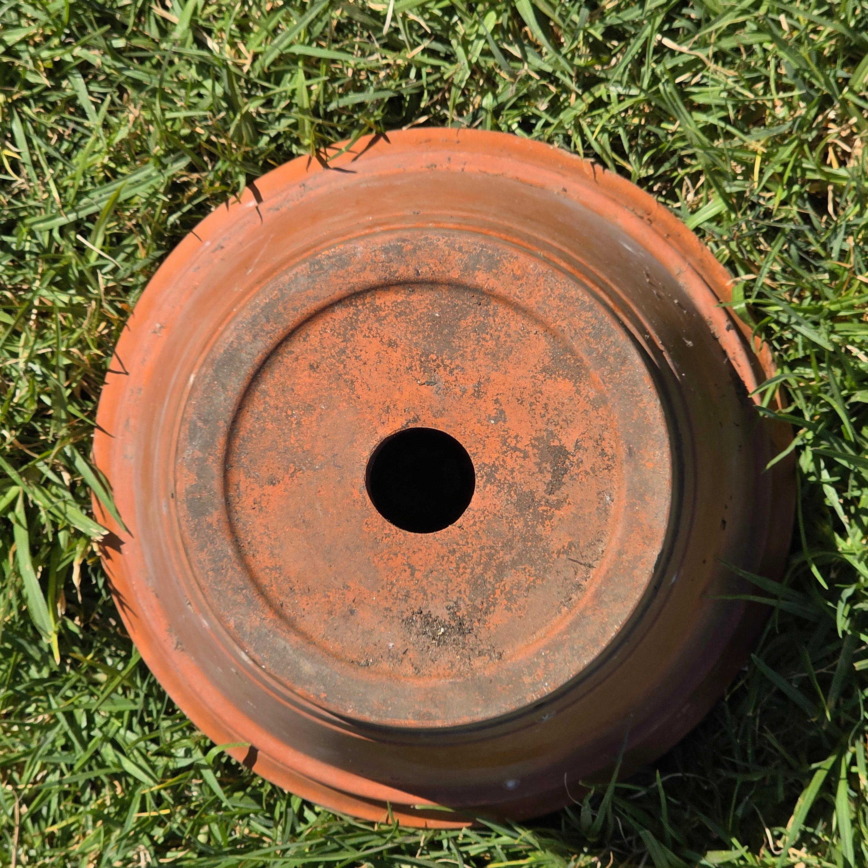 Vintage Vaserie Trevigiane Terracotta Planter Pot Italy 10" Clay Garden Flower