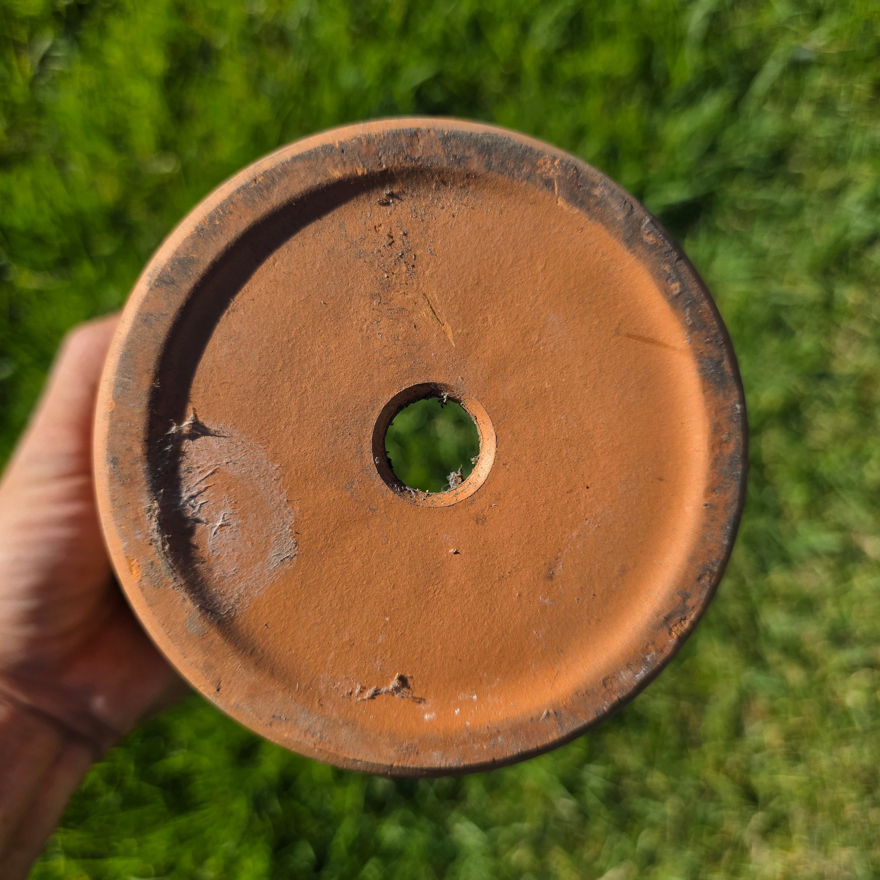 Vintage Made in Italy Terracotta Planter 6.25" Clay Flower Pot Rustic Tuscan