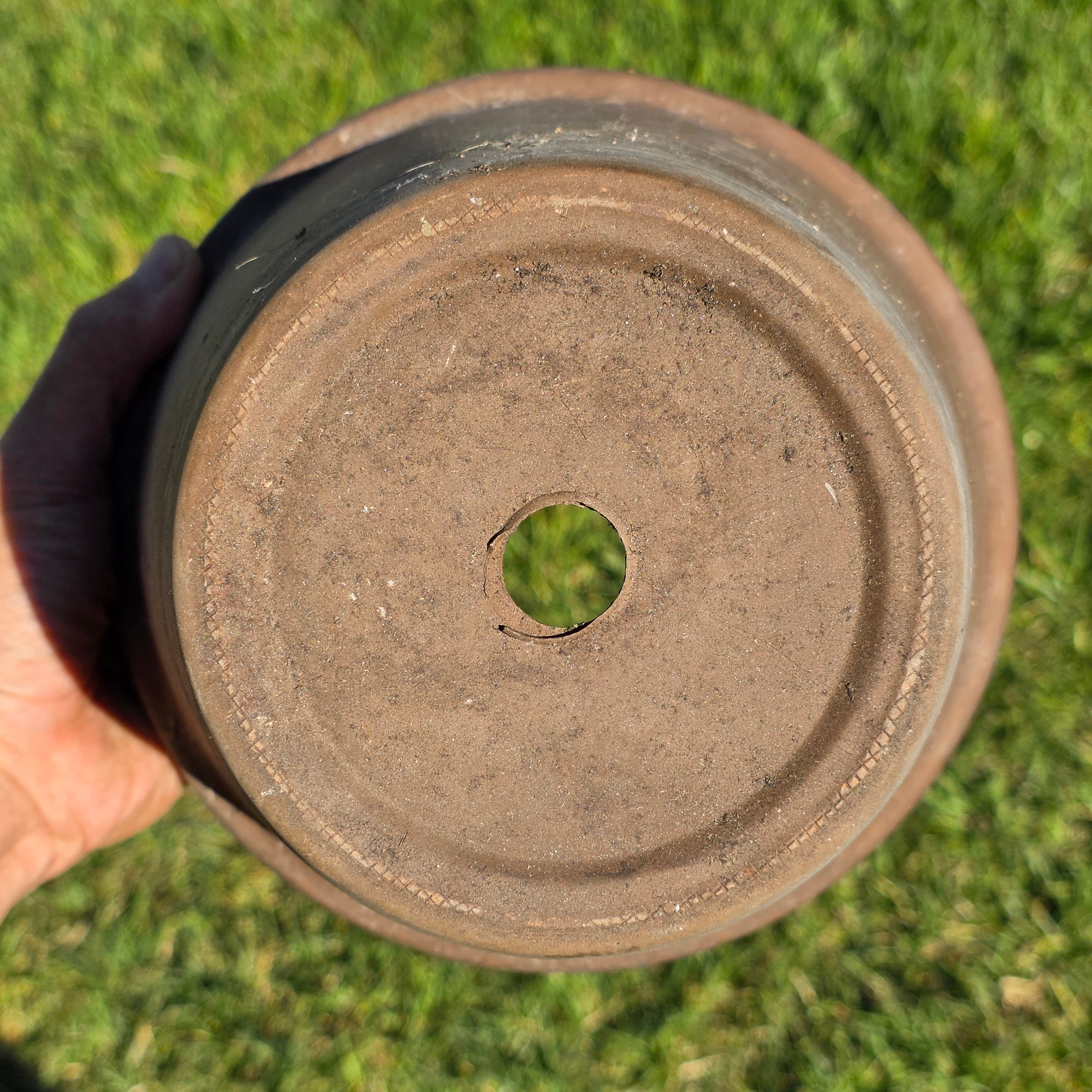 Vintage Terracotta Planter Pot Brown Clay Flower Garden Standard Rim 8.5"