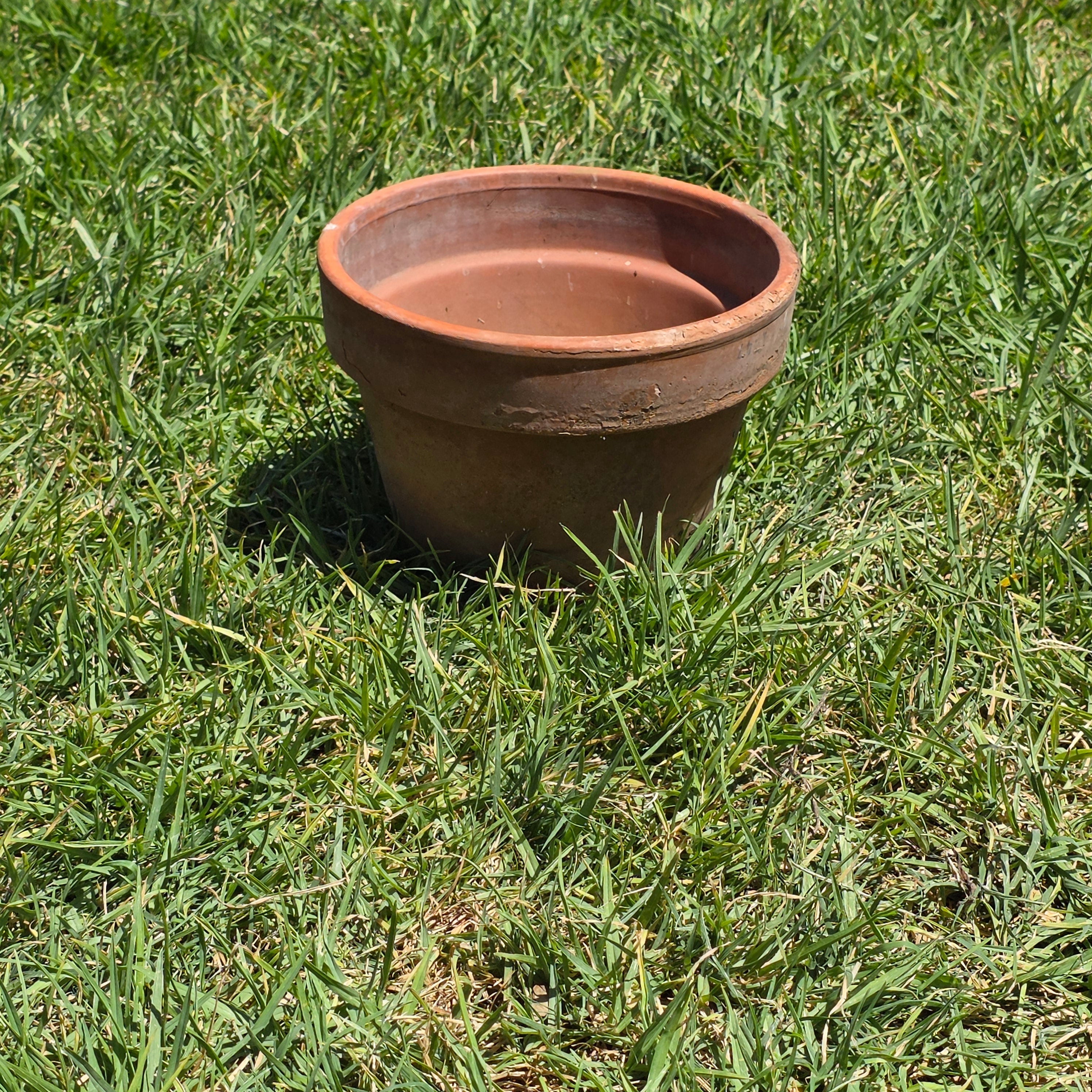Vintage Italian Terracotta Pot Planter Vaserie Trevigiane Vas Trev 20 Garden 8"