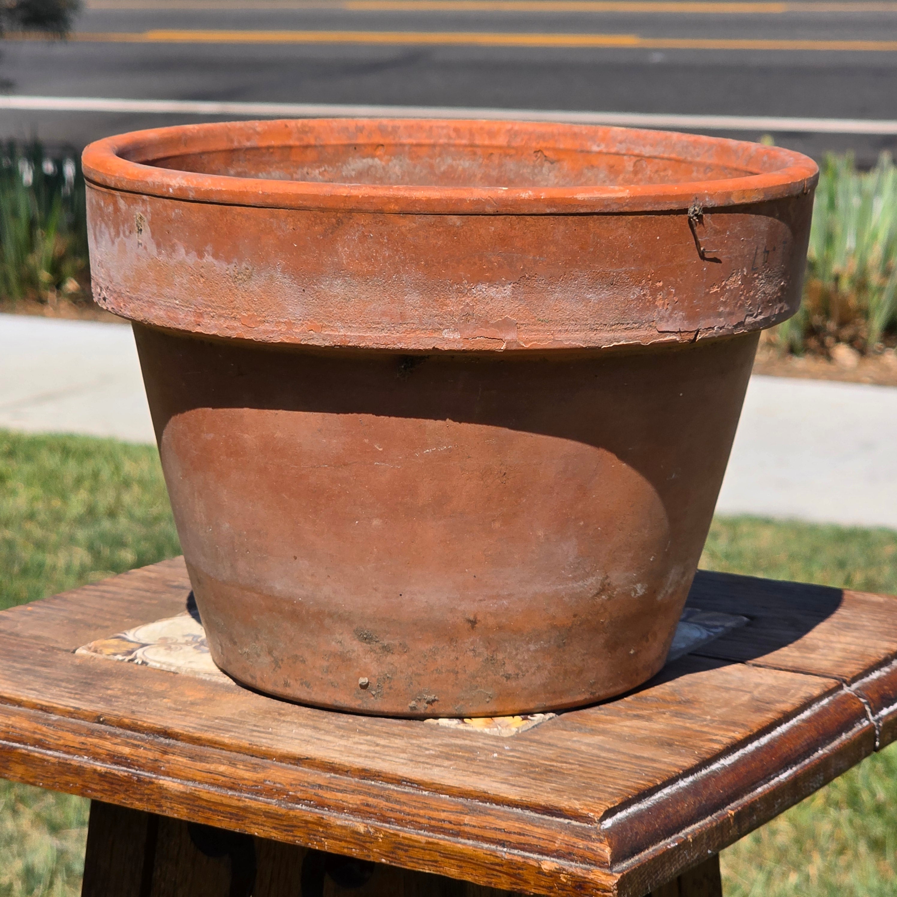 Vintage Vaserie Trevigiane Italian Terracotta Planter Pot Clay Garden Rustic 8"