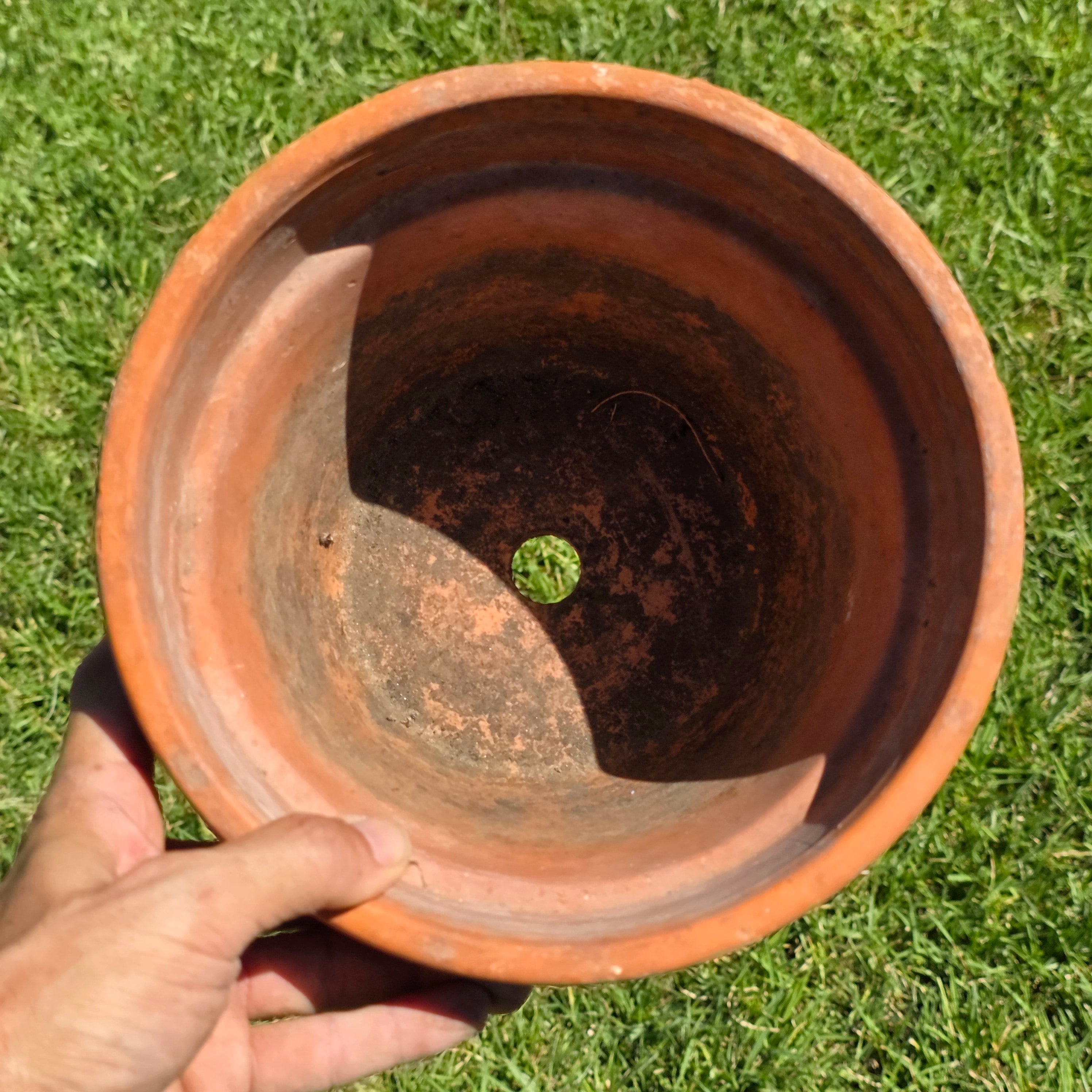 Vintage Vaserie Trevigiane Italian Terracotta Planter Pot Clay Garden Rustic 8"
