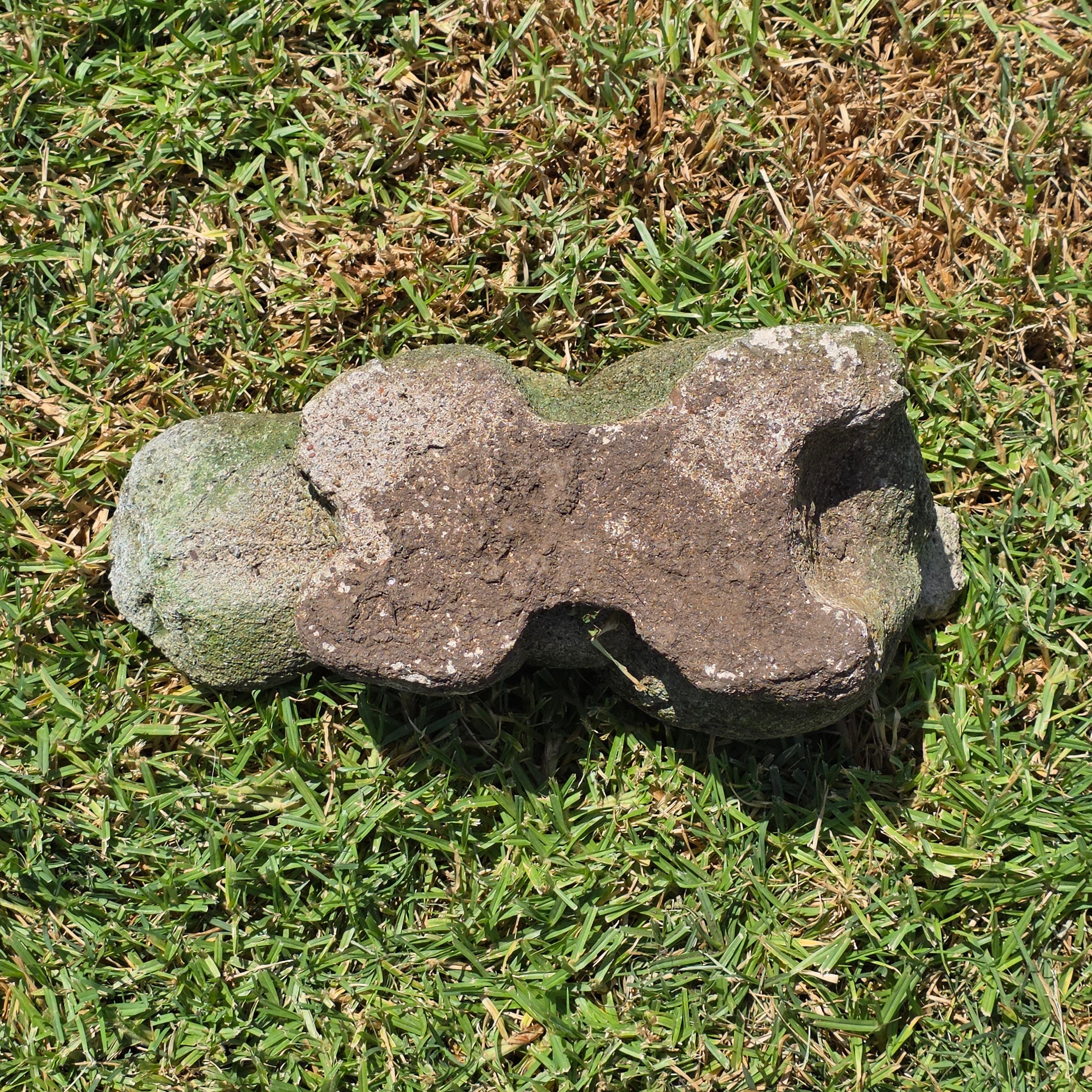 Vintage Concrete Bunny Rabbit Garden Statue Large Aged Cement Lawn Ornament