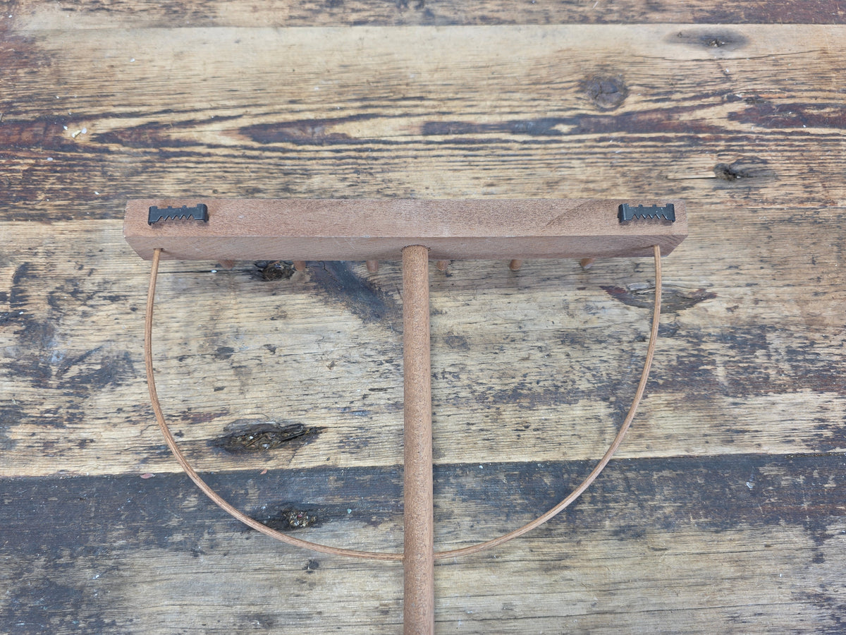 Vtg Mini Wooden Bow Hay Rake Antique Style Primitive Farmhouse Wall Decor 18"