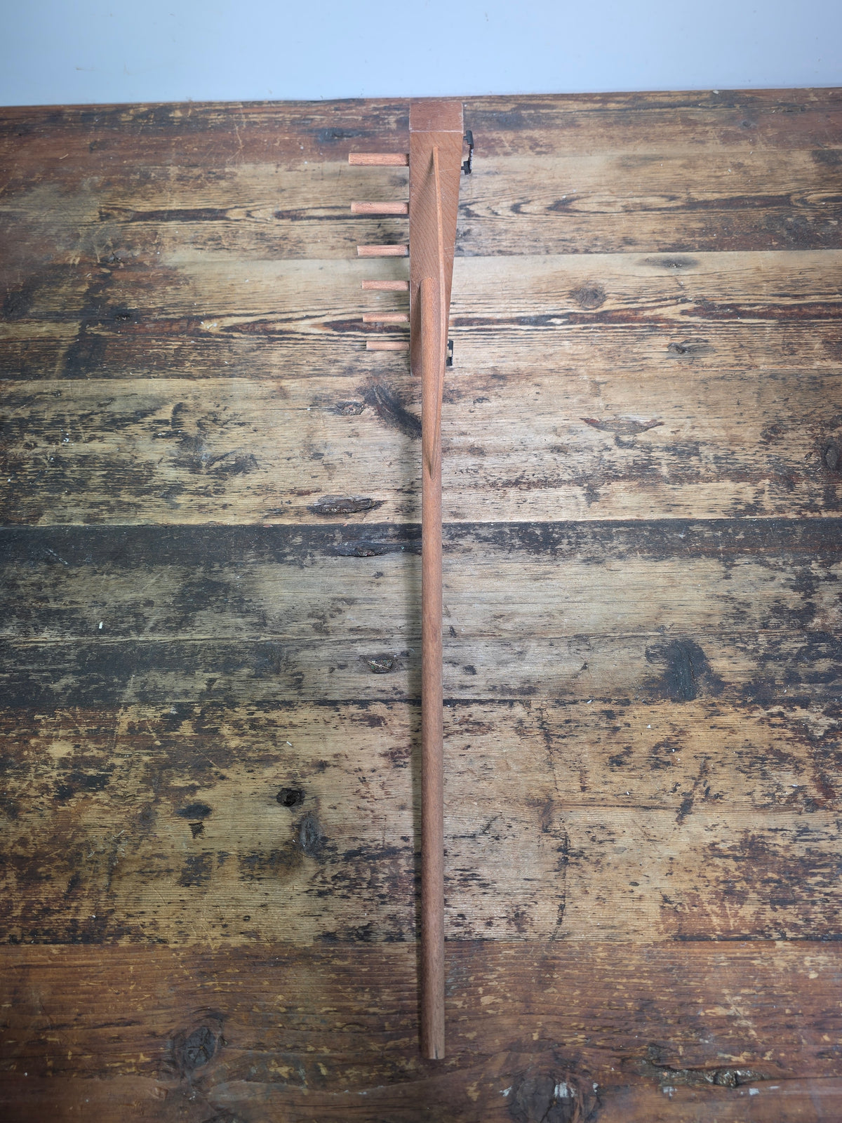 Vtg Mini Wooden Bow Hay Rake Antique Style Primitive Farmhouse Wall Decor 18"