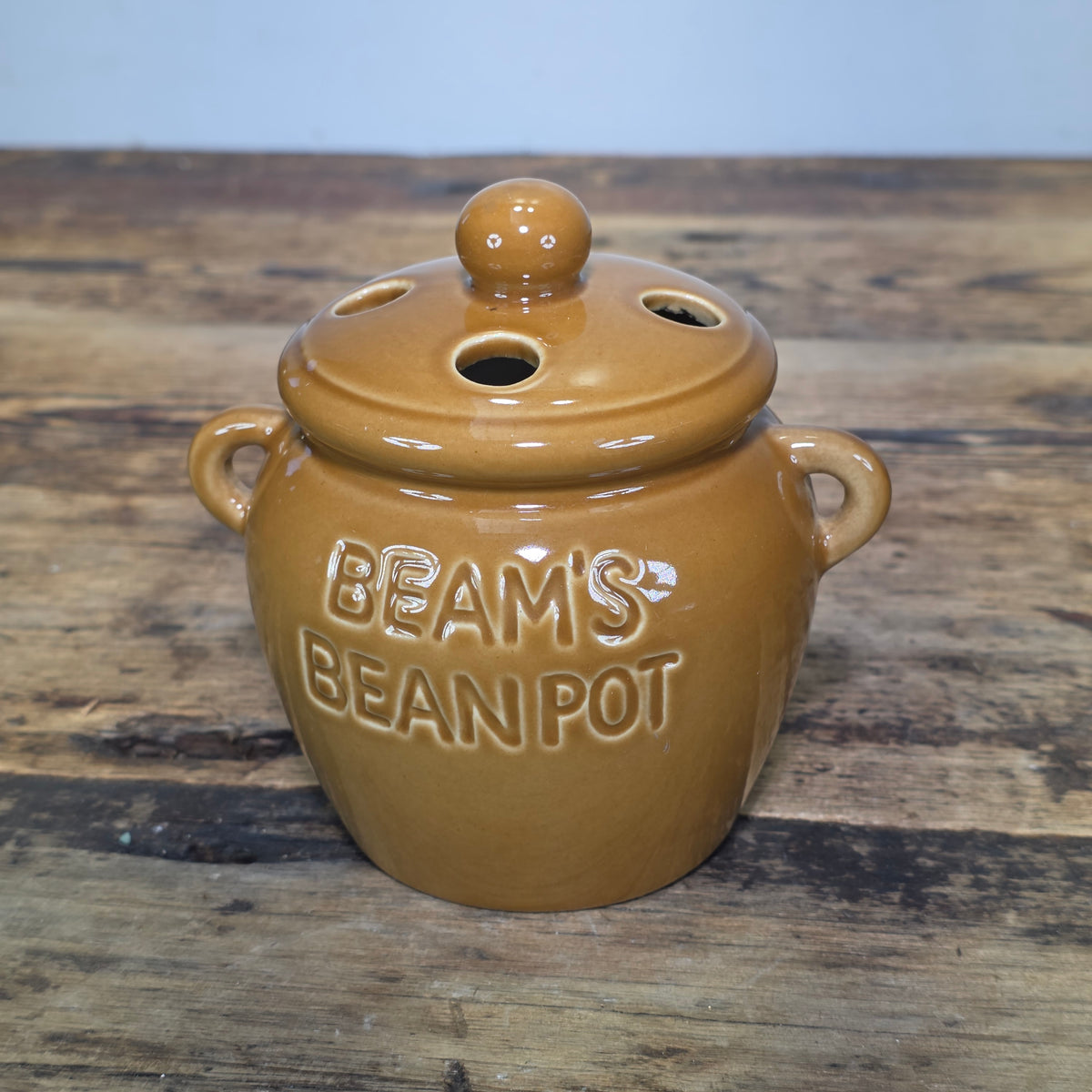 Vintage Jim Beam Beams Bean Pot Desk Pen Holder Regal China 1986 Convention