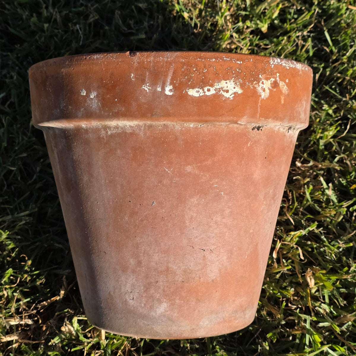 Vtg Italy Terra Cotta Planter Pot 11" Clay Earthenware Flower Decor 27 Tuscan