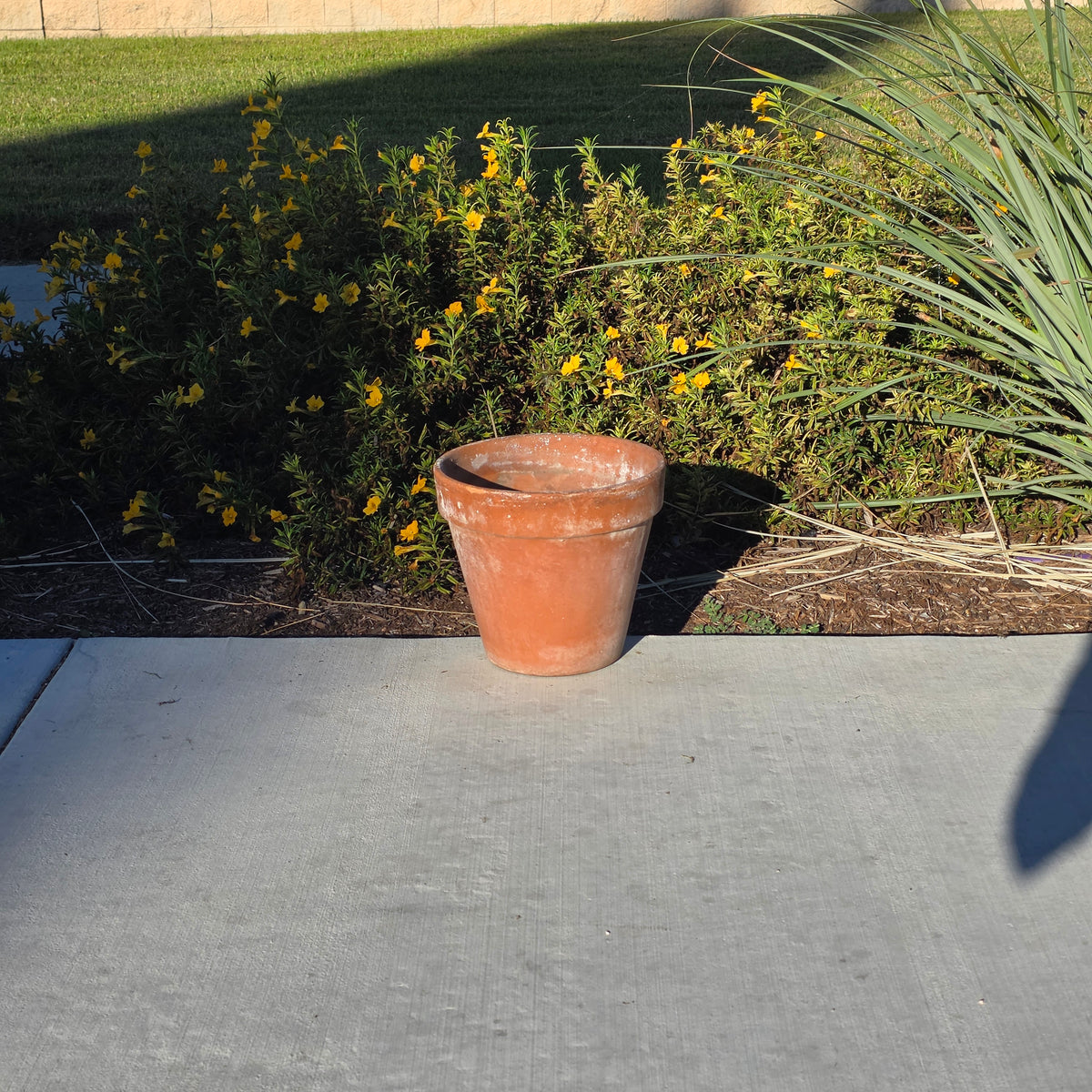 Vtg Italy Terra Cotta Planter Pot 11" Clay Earthenware Flower Decor 27 Tuscan