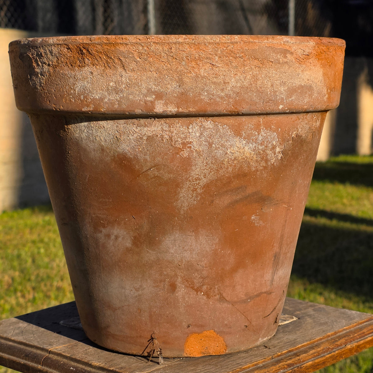 Vtg Italy Terra Cotta Planter Pot 11" Clay Earthenware Flower Decor 27 Tuscan