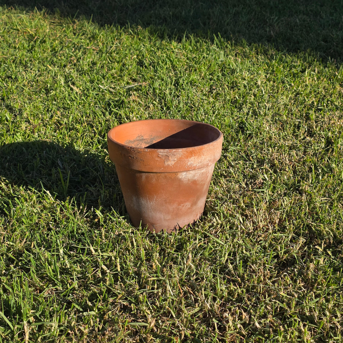 Vtg Italy Terra Cotta Planter Pot 11" Clay Earthenware Flower Decor 27 Tuscan