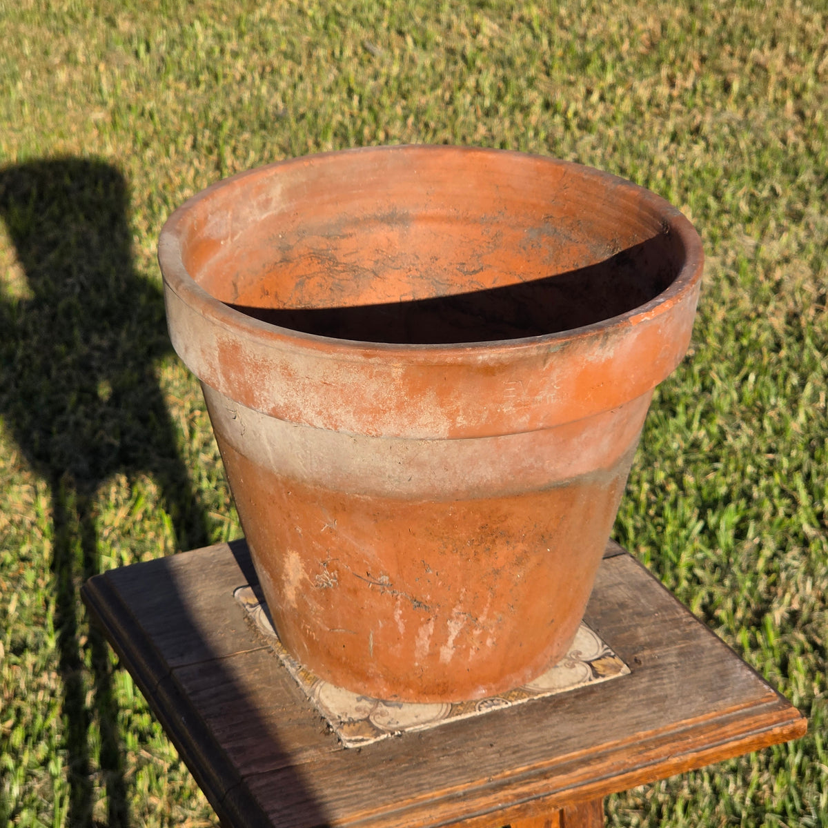 Vintage Euganea Vasi EV 25 Terracotta Plant Pot Made in Italy Clay Planter 10"