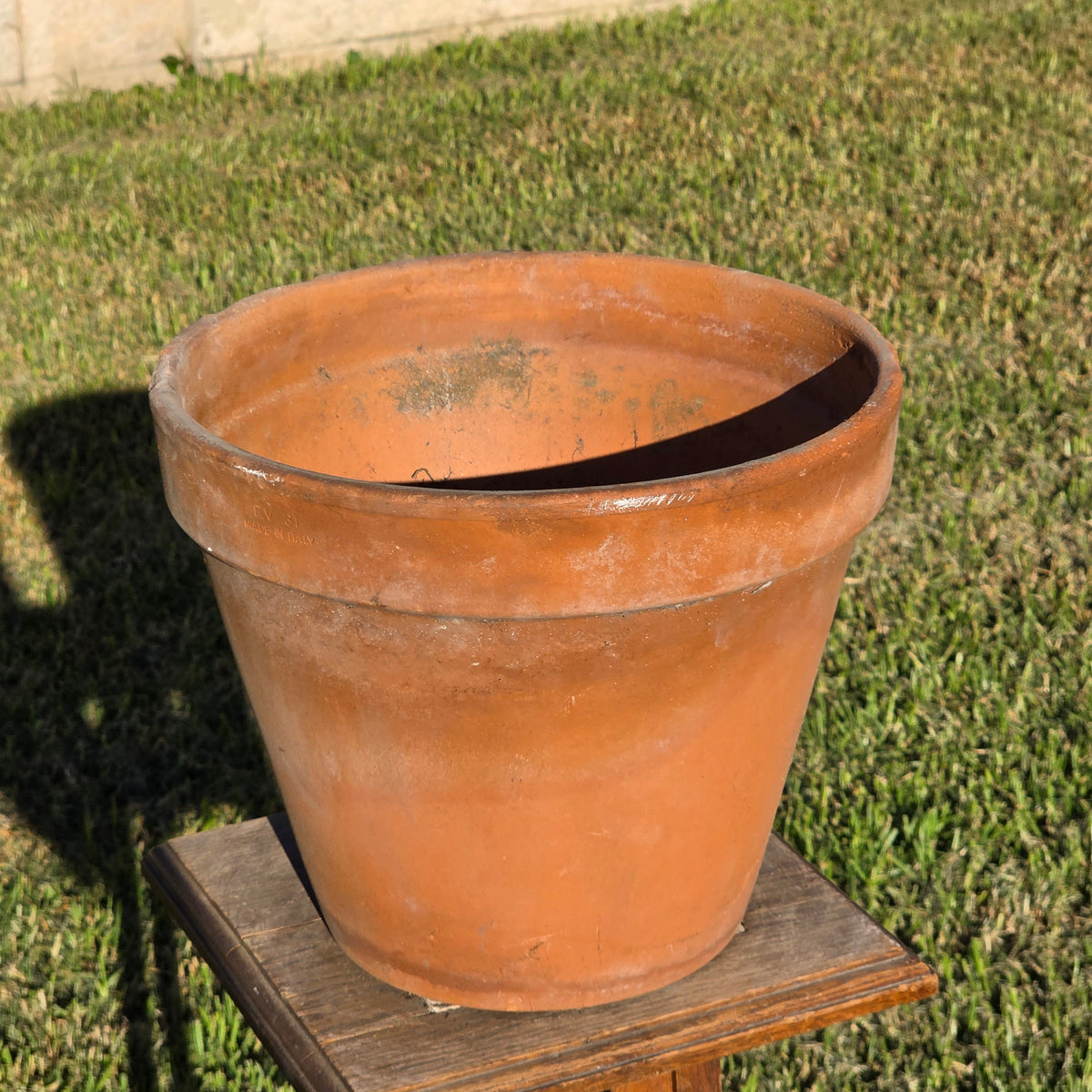 Vtg Euganea Vasi EV 31 Terracotta Plant Pot Italy Clay Planter Extra Large 12"
