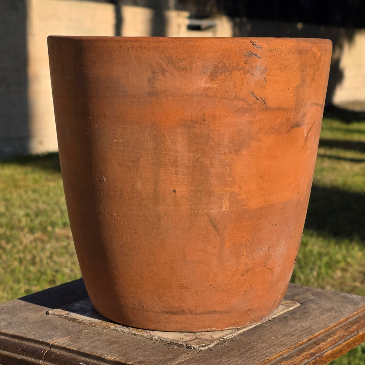 Vintage PMDI Terracotta Pot Pottery Mfg Mexico Heavy Clay Flower Planter 9"