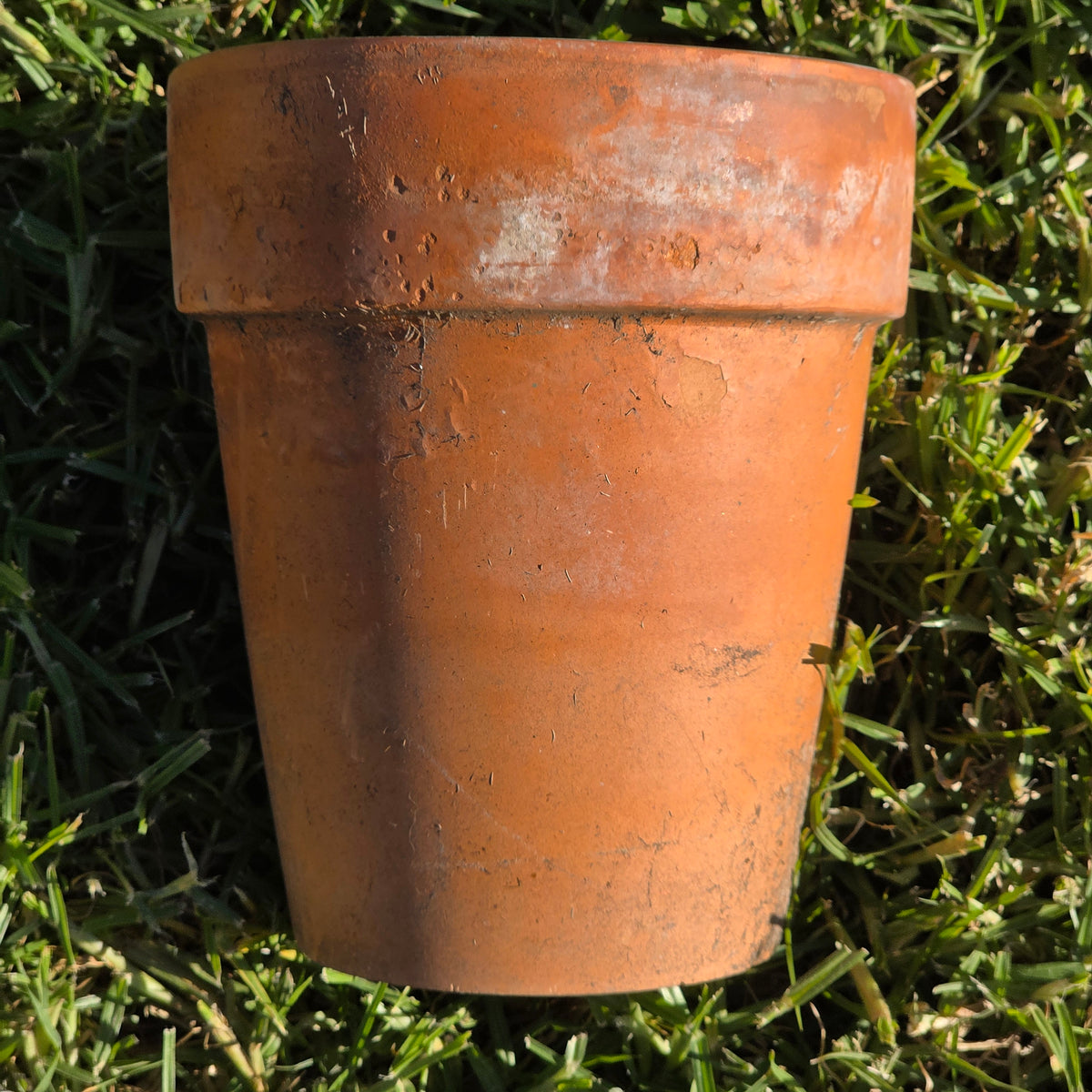 Vintage Norcal Terracotta Long Tom Planter Pot Tall Clay Garden Flower 7" x 8"