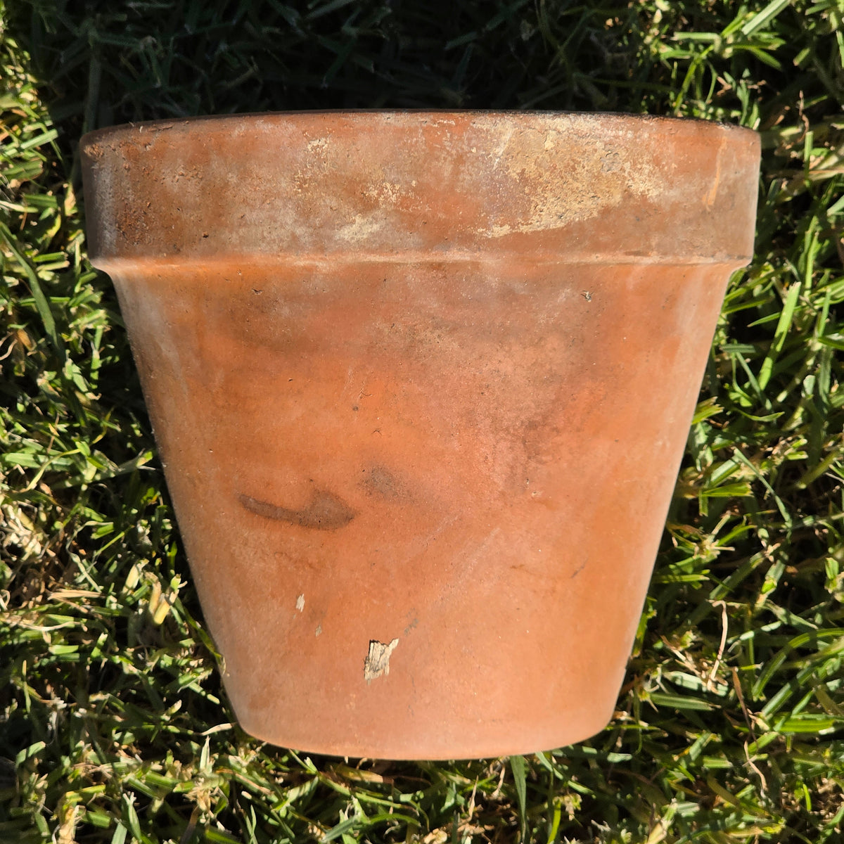 Vintage Italian Terracotta Planter Pot Classic Clay Garden Flower Italy 8.5x7.5