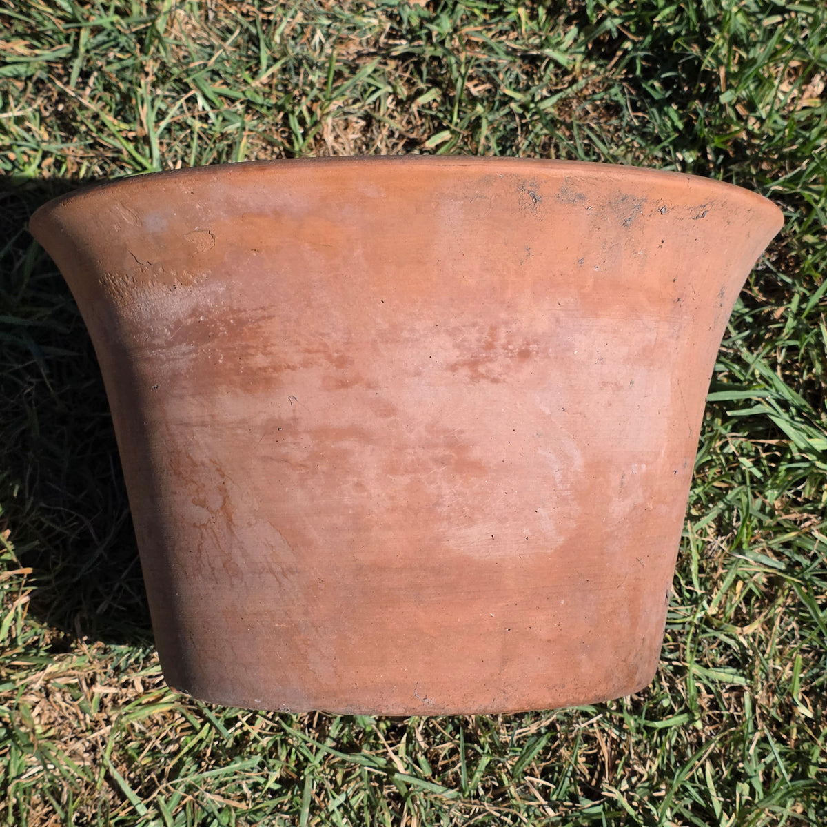Vintage Terracotta Planter Large Italian Azalea Pot Rustic Clay Flower Bowl 15"